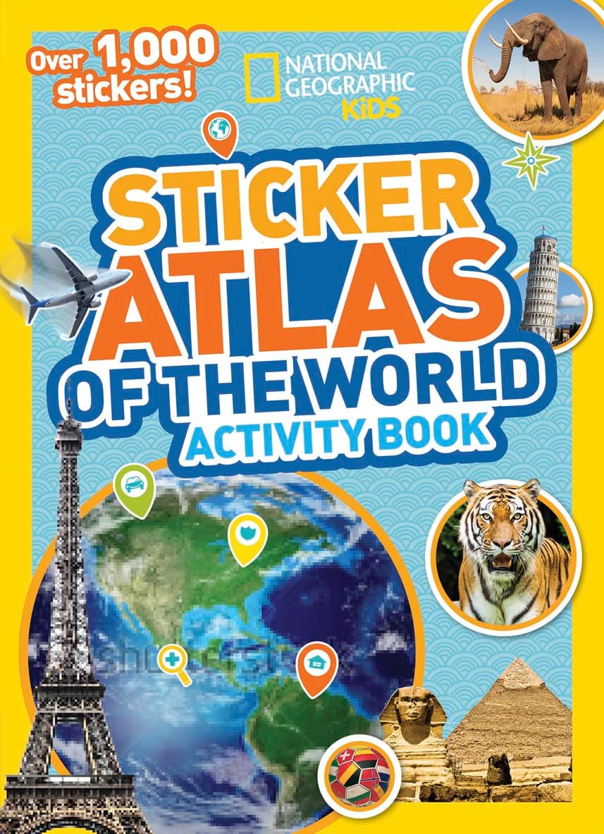 World Atlas Sticker Activity Book: Over 200 Stickers