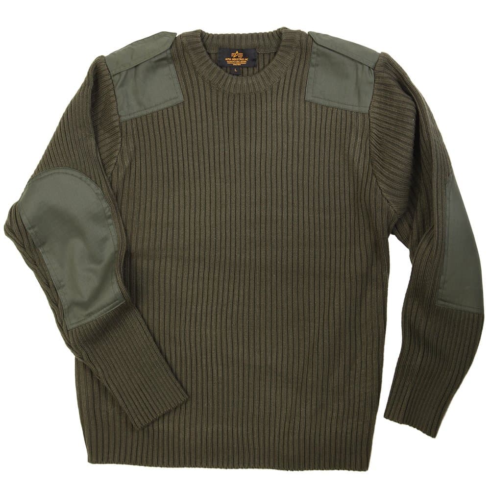 Alpha Industries Men's Commando Authentic Military Sweater