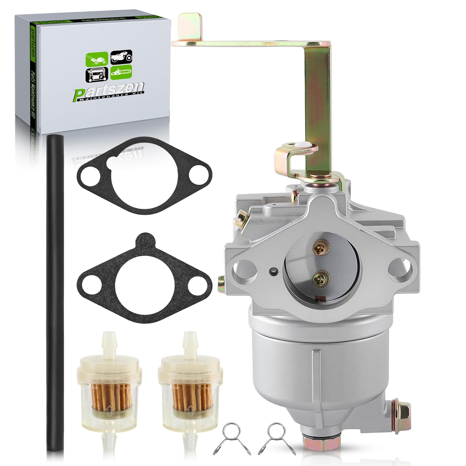 EZ-MZ360-00CM Carburetor Kit for Yamaha MZ300 MZ360 EF6600 Engine NO Solenoid Generator Pressure Washer Carb with Tune-up Parts Fuel Filter Line Gasket