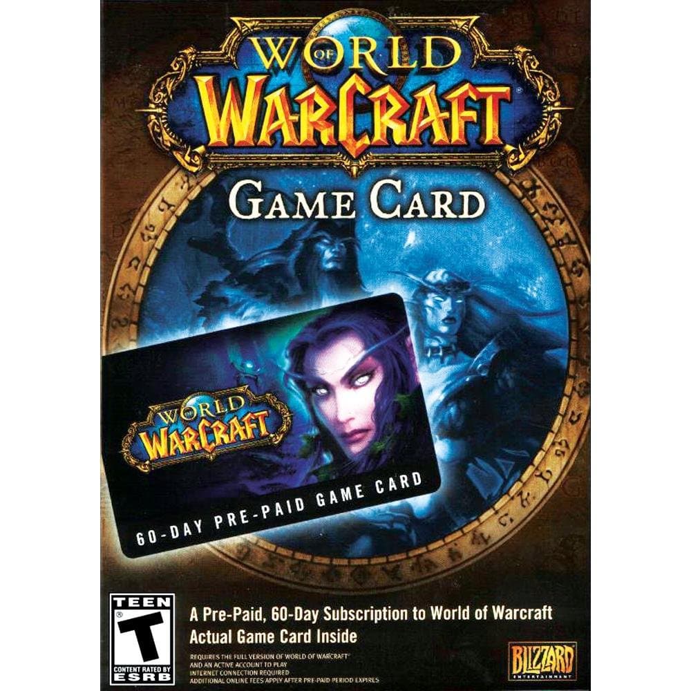 Entertainment World of Warcraft 60 Day Pre-Paid Time Card - PC/Mac