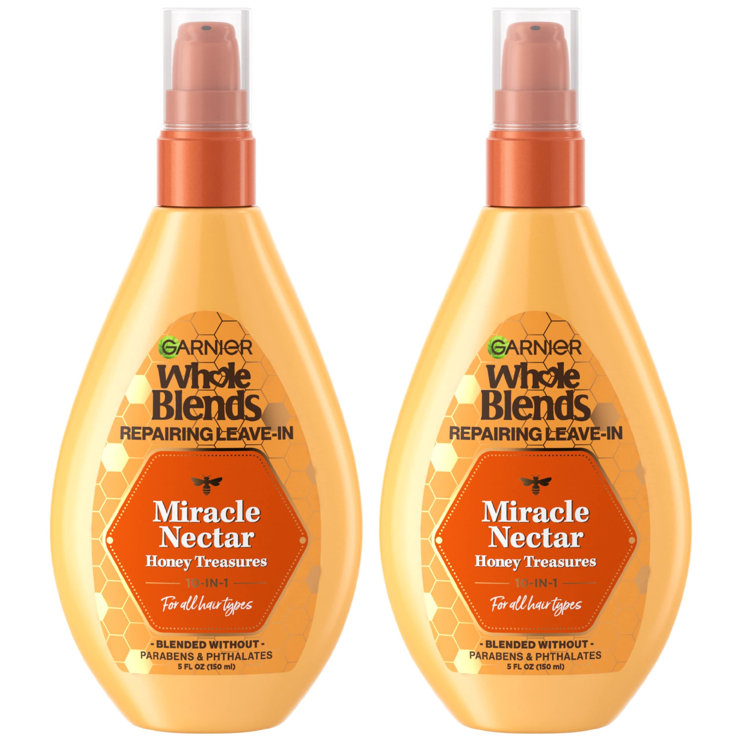 Sulfate-Free Miracle Nectar Leave-In Conditioner 5 Fl Oz - 2 Pack by Garnier