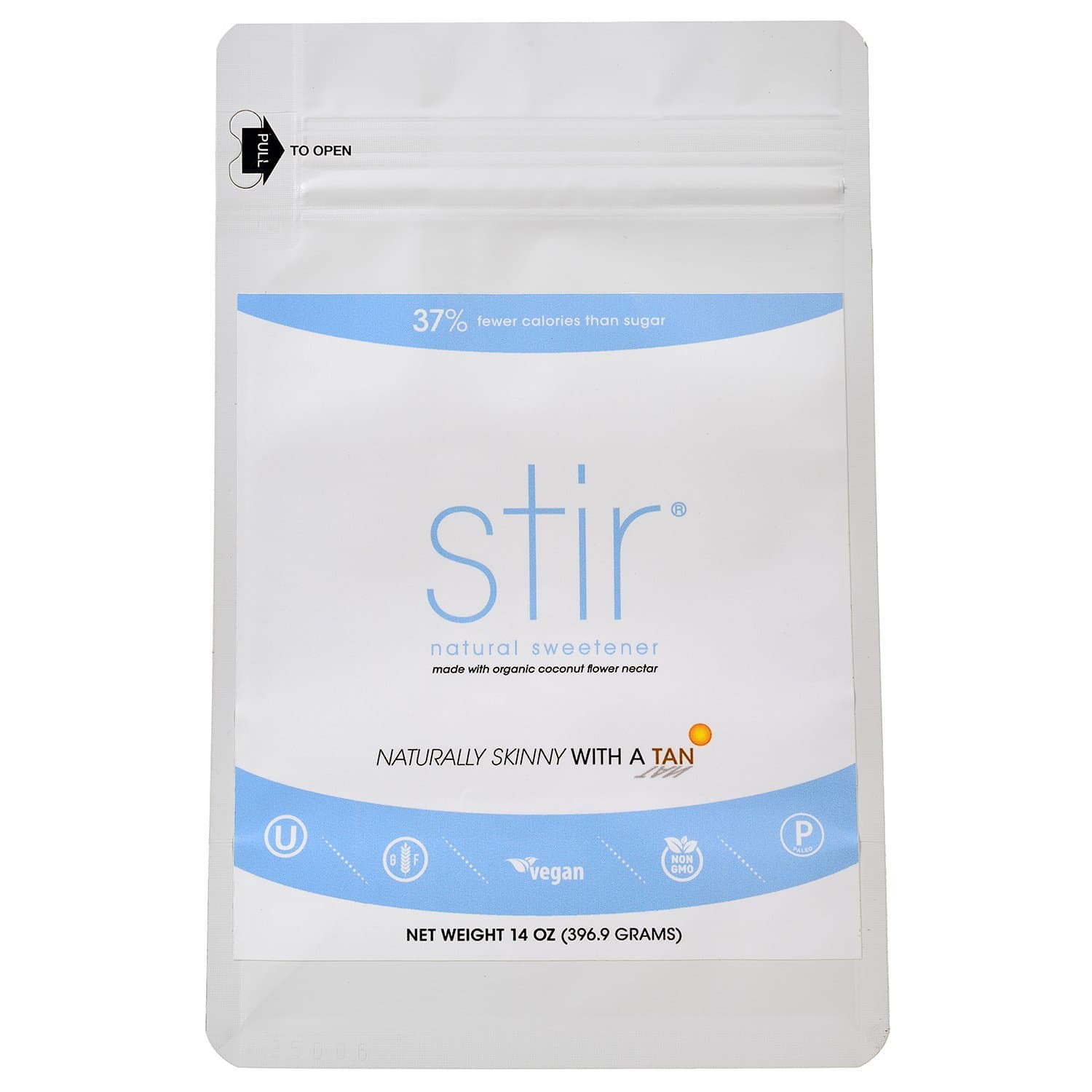 Stir Natural Sweetener 14 oz bag - Sweet with Benefits. Mother Nature approved.