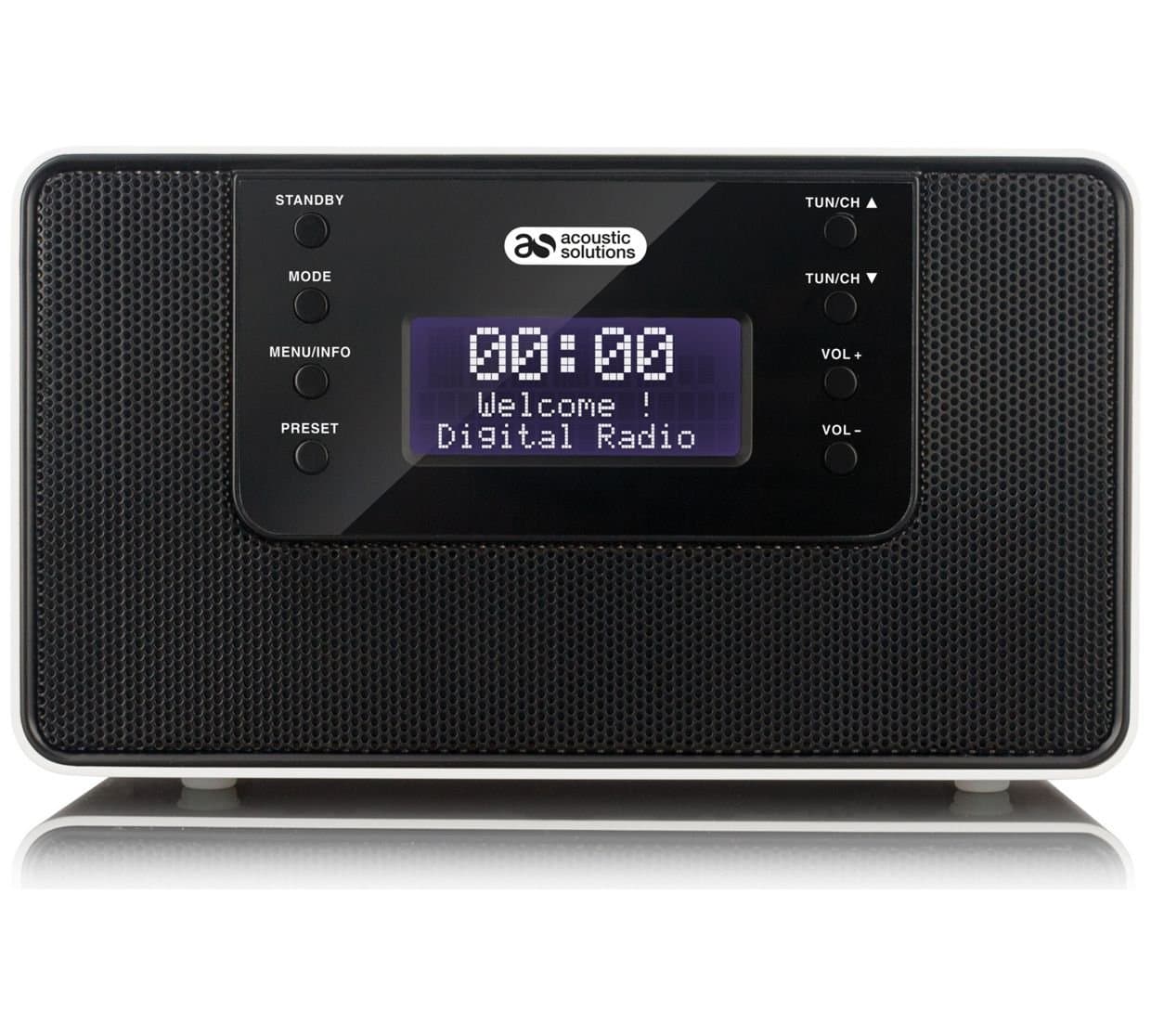 Acoustic Solutions Clock Radio - Black