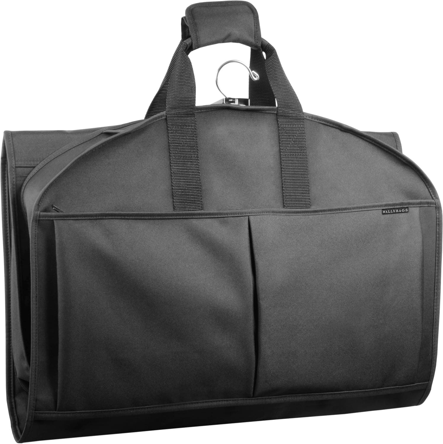 WallyBags® 48” Deluxe Tri-Fold Carry On Travel Garment Bag with three pockets for men & women