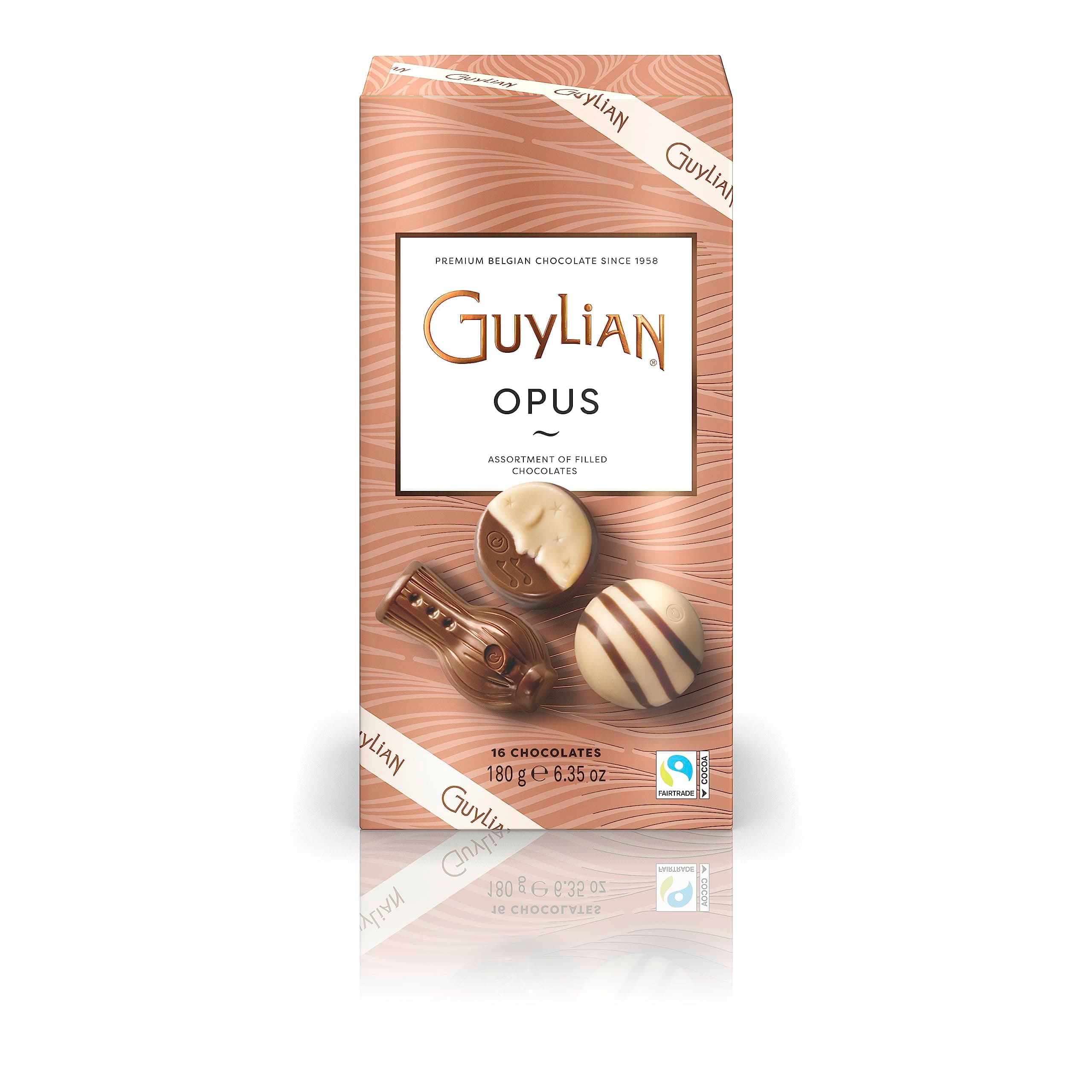 Guylian Opus Luxe Gift Box | Box of Chocolate Gifts | Belgium Chocolates | Chocolate Dates | Chocolates Gift | Box of Chocolates Gift For Women Men | Valentines Christmas Birthday Gifts | 180g