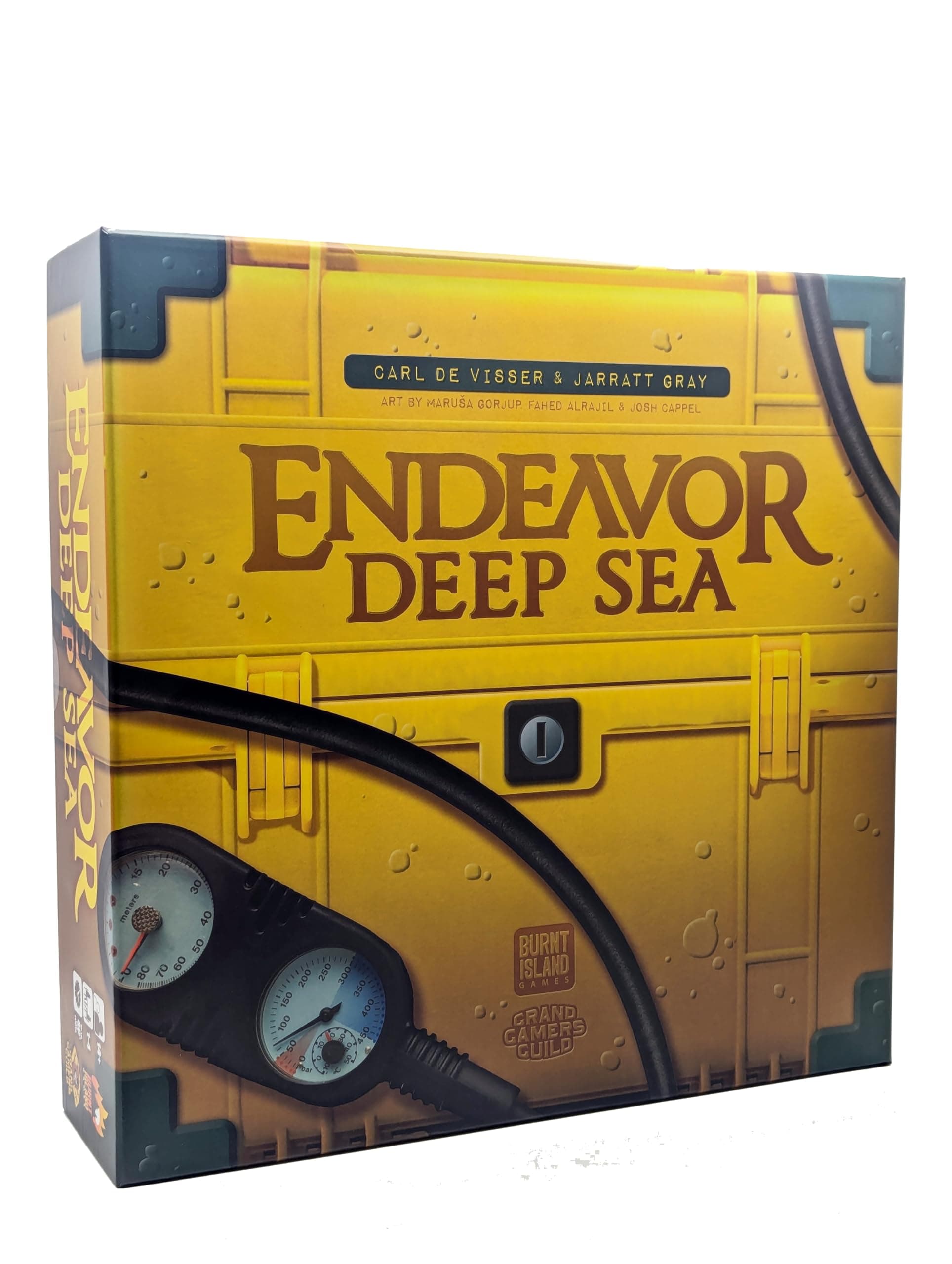 Asmodee Burnt Island Games Endeavor Deep Sea – Exploration Strategy Board Game Underwater Adventure for 1 to 4 Players Ages 14+