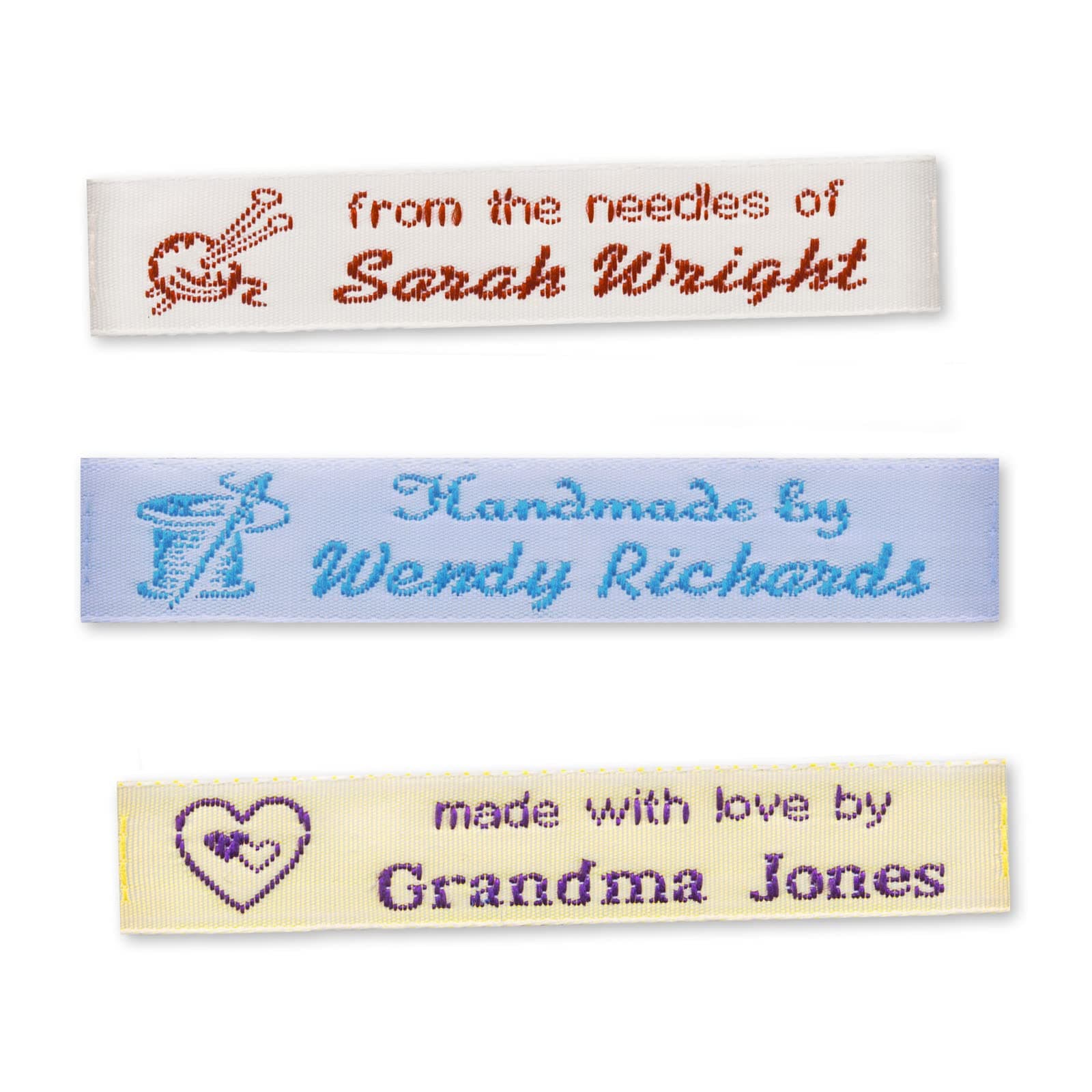Personalised Woven Craft Labels