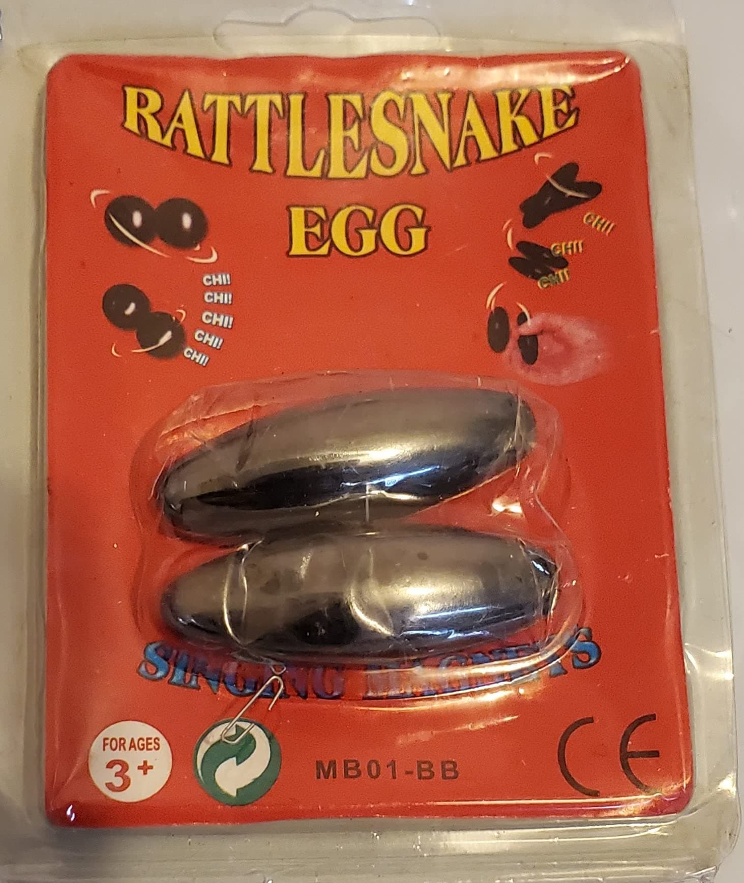 Magnetic Rattlesnake Eggs Stocking Stuffer Prank Joke Gag School Office Toy Gift Science Project
