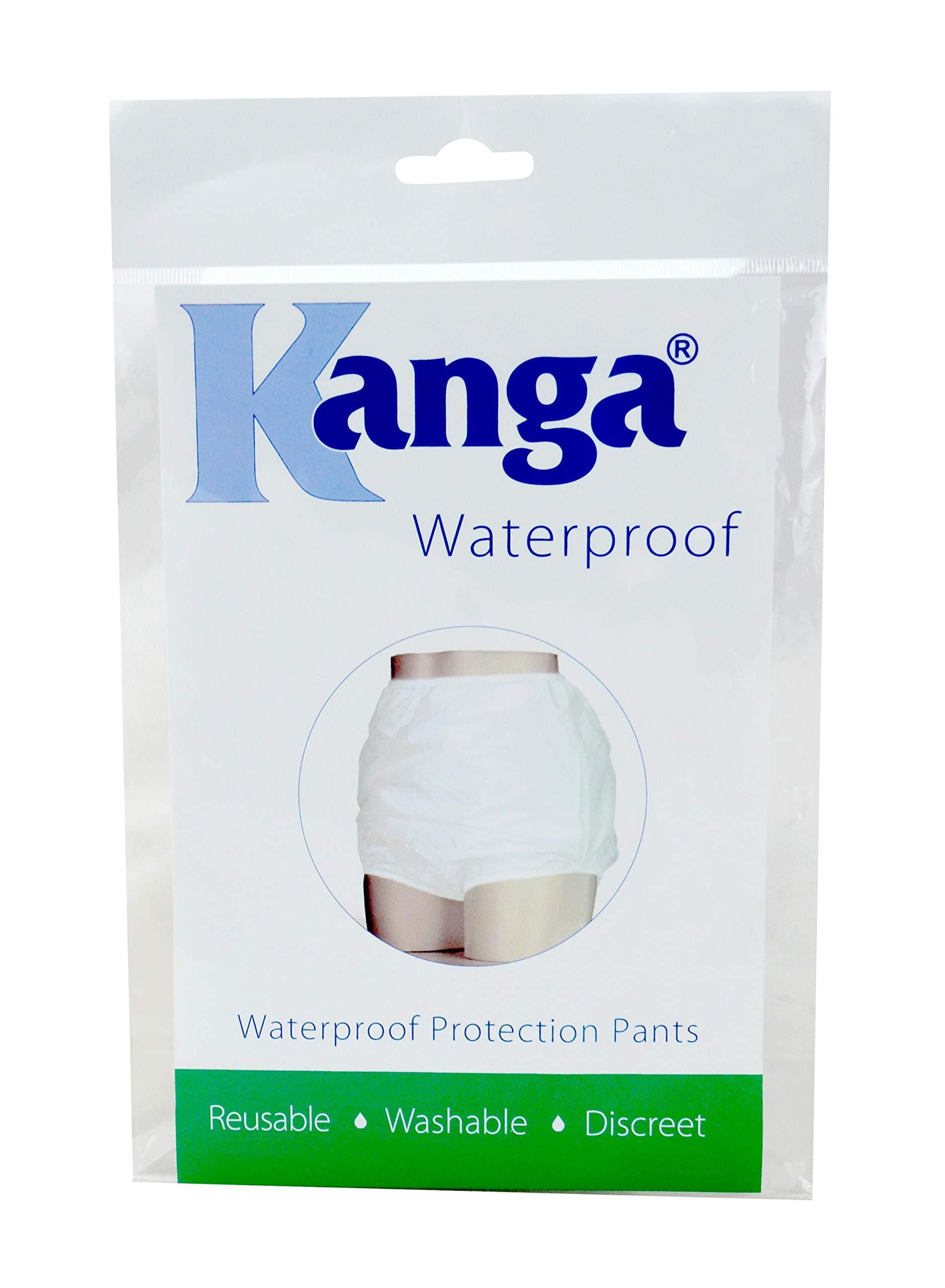 Kanga® Waterproof Pants | Small | 32”-34” 81-86cm | Unisex Washable Waterproof Nylon PU Plastic Pants
