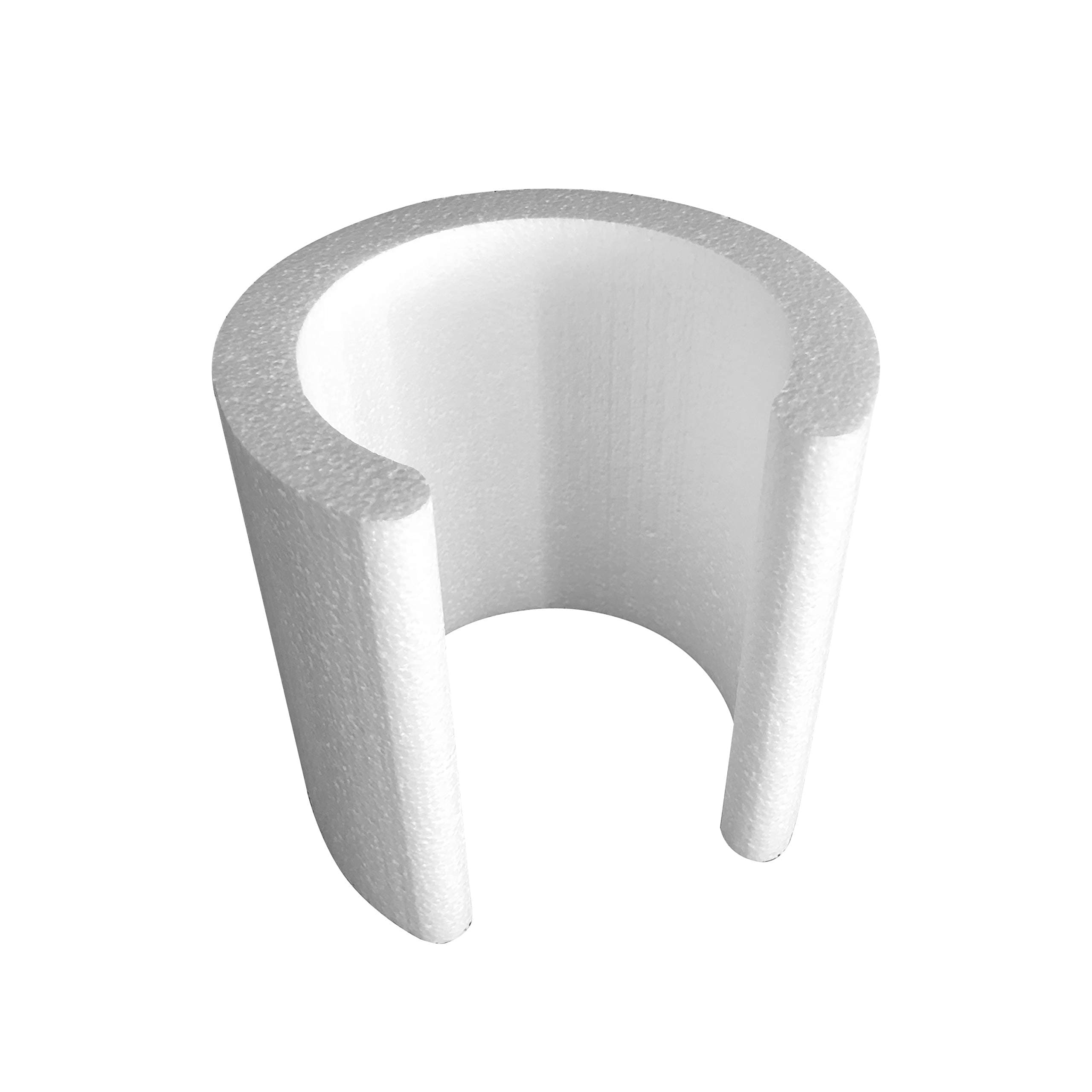 Shape Innovation - Abandoned Theater Cake Dummy - Perfect for Wedding, Birthday, Display Cakes & Parties - White, Round, EPS Foam, 8" Diameter x 8" Height
