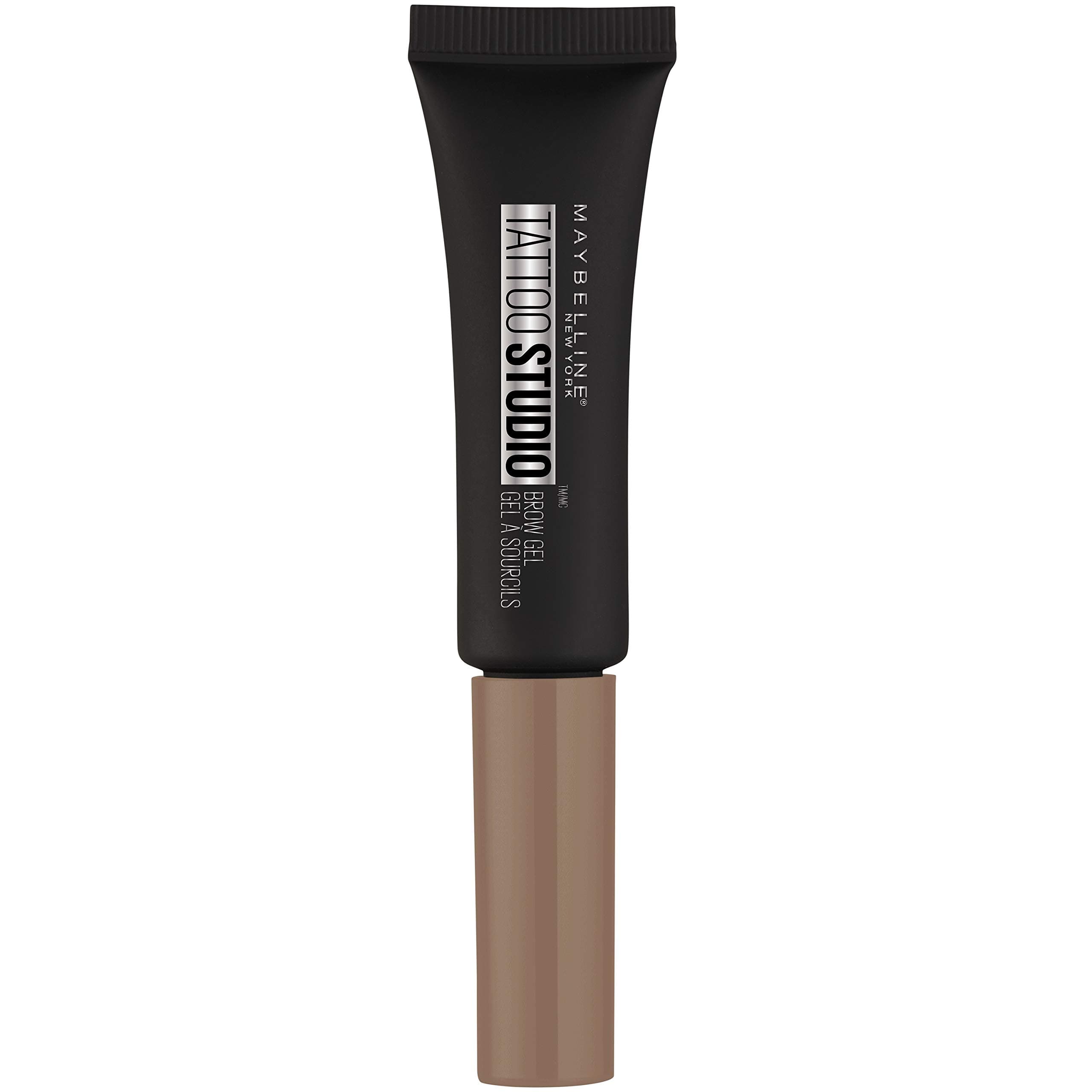 Soft Brown : Maybelline TattooStudio Waterproof Eyebrow Gel, Soft Brown, 0.23 fl. oz