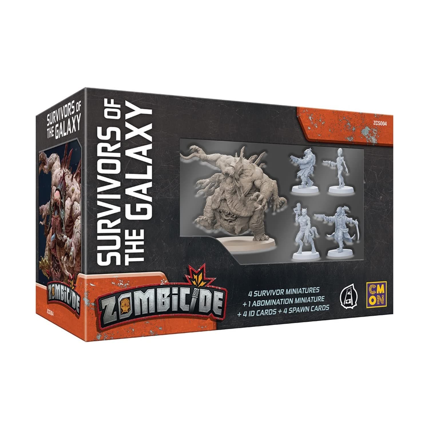 Zombicide Invader Survivors of the Galaxy BOX SET - Unite Alien Races to Face the Xenos Threat! Cooperative Strategy Game with Tabletop Miniatures, Ages 14+, 1-6 Players, 1 Hour Playtime, Made by CMON