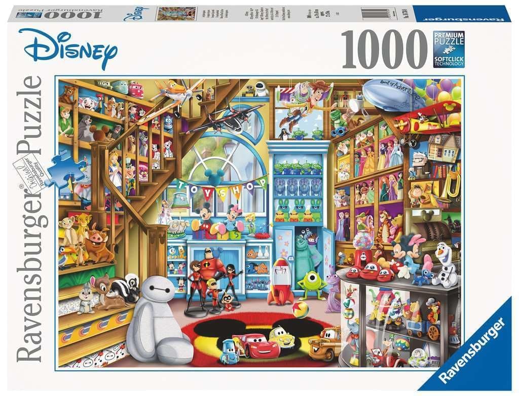 Disney Pixar Toy Store 1000 Piece Jigsaw Puzzle for Adults & Kids Age 12 Years Up, Multicolor, 16734
