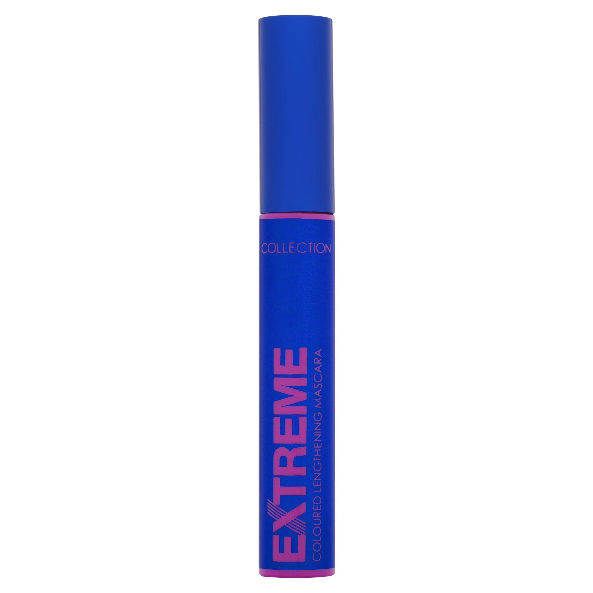 Collection Cosmetics Extreme Colour Lengthening Mascara, Intensely Pigmented, 9ml, Blue