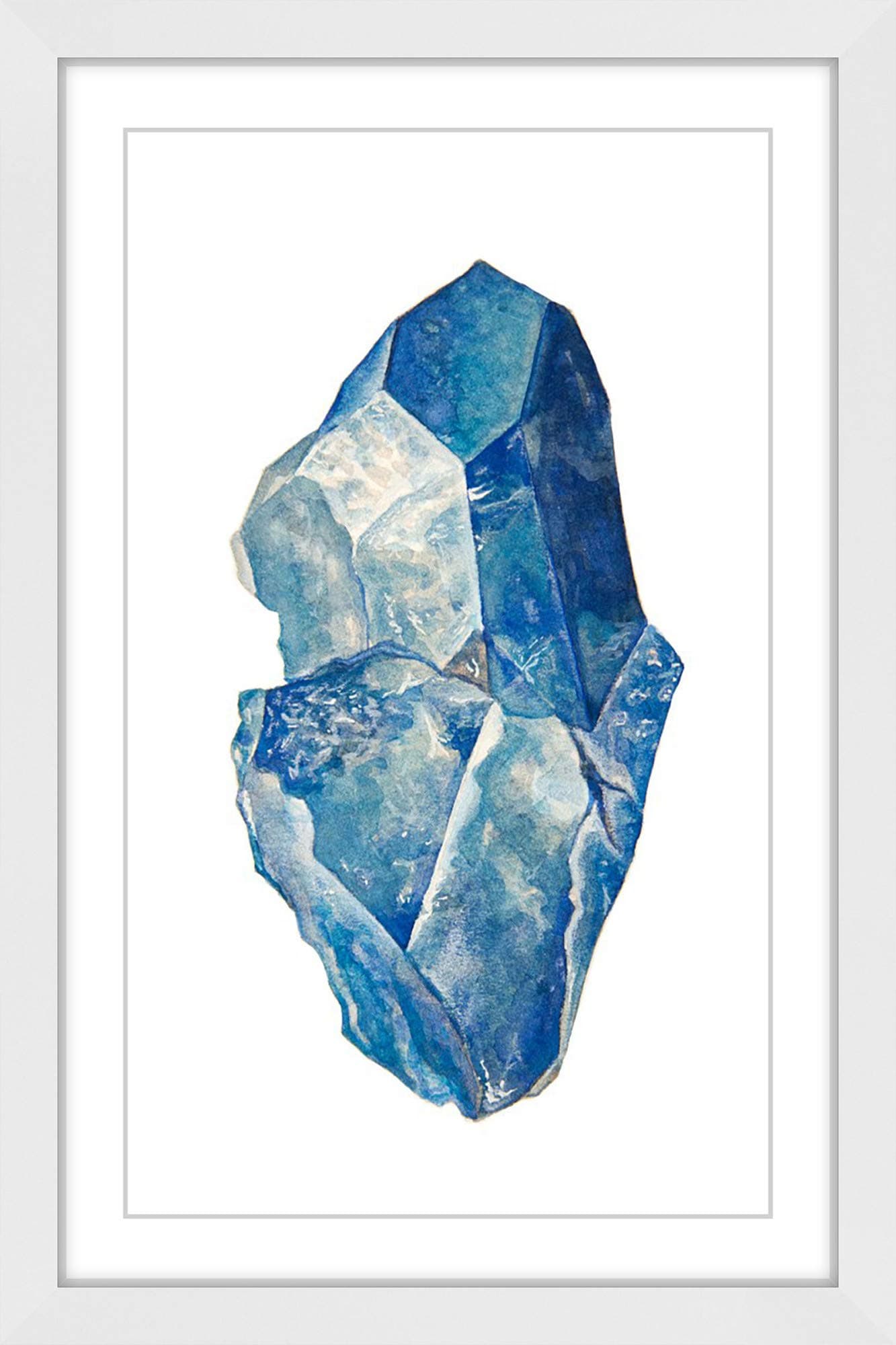 Marmont Hill Benitoite Framed Painting Print 24" x 36" Multicolor