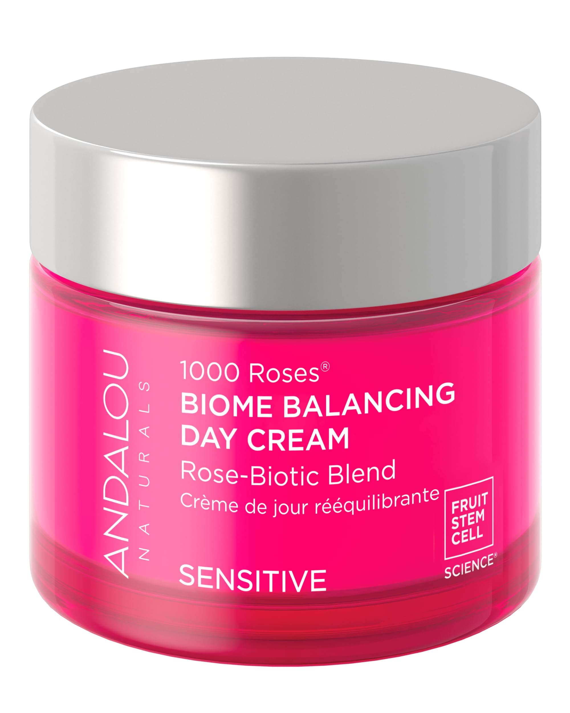 Andalou Naturals 1000 Roses Biome Balancing Day Cream, 1.7 oz