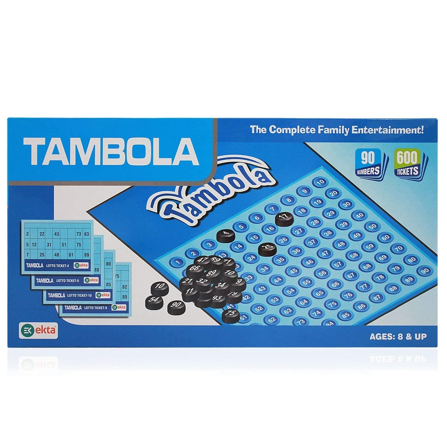BKDT Marketing Tambola Set - 600 Housie Tickets Board Game for Kids, Pack of 1 - Kids Game - Tambola Set, Bingo Game- Festival Gifts,Diwali Gift