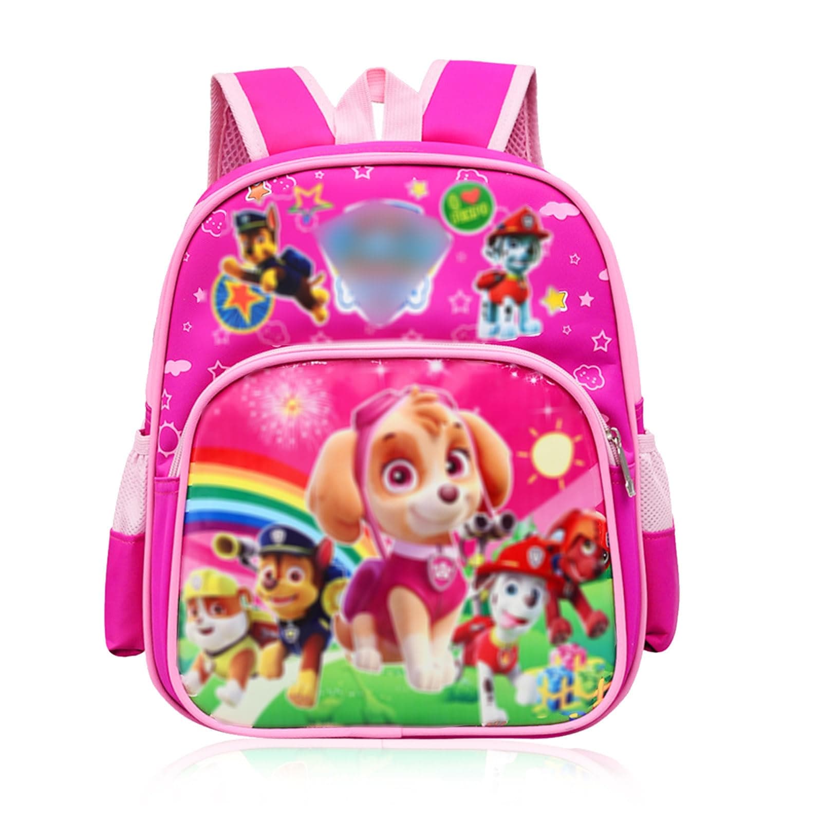 Runup Paw Patrol Nursery Backpack for Girls, Skye School Backpack for Kids 3-8 Years, Lightweight and Waterproof Pink Nursery Backpack for Boys Girls, pink
