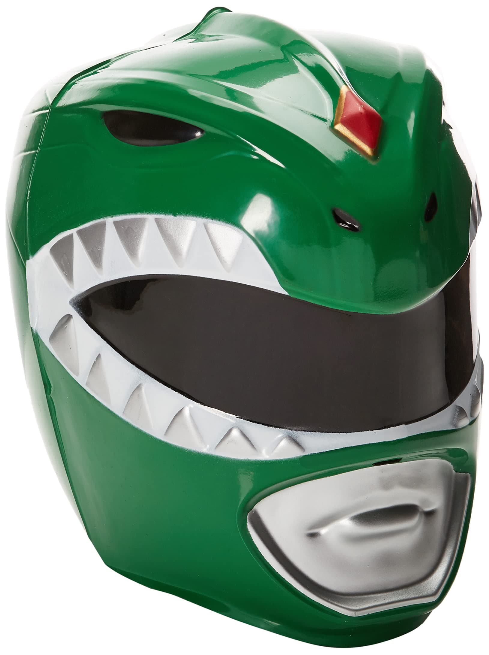 Disguise Men's Green Ranger Adult Helmet, Green, Standard