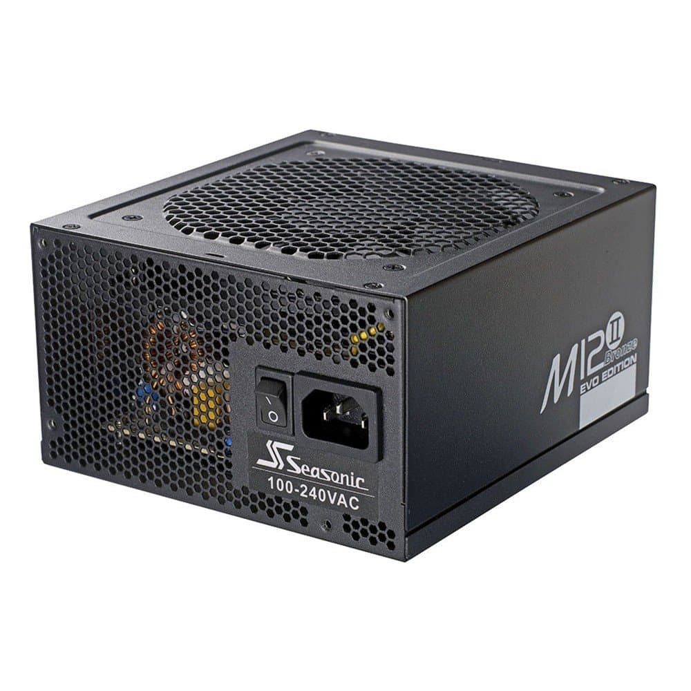 Seasonic SS-620GM2 M12II-EVO 620W (80+Bronze, ATX 12V) PSU/Power Supply - Black