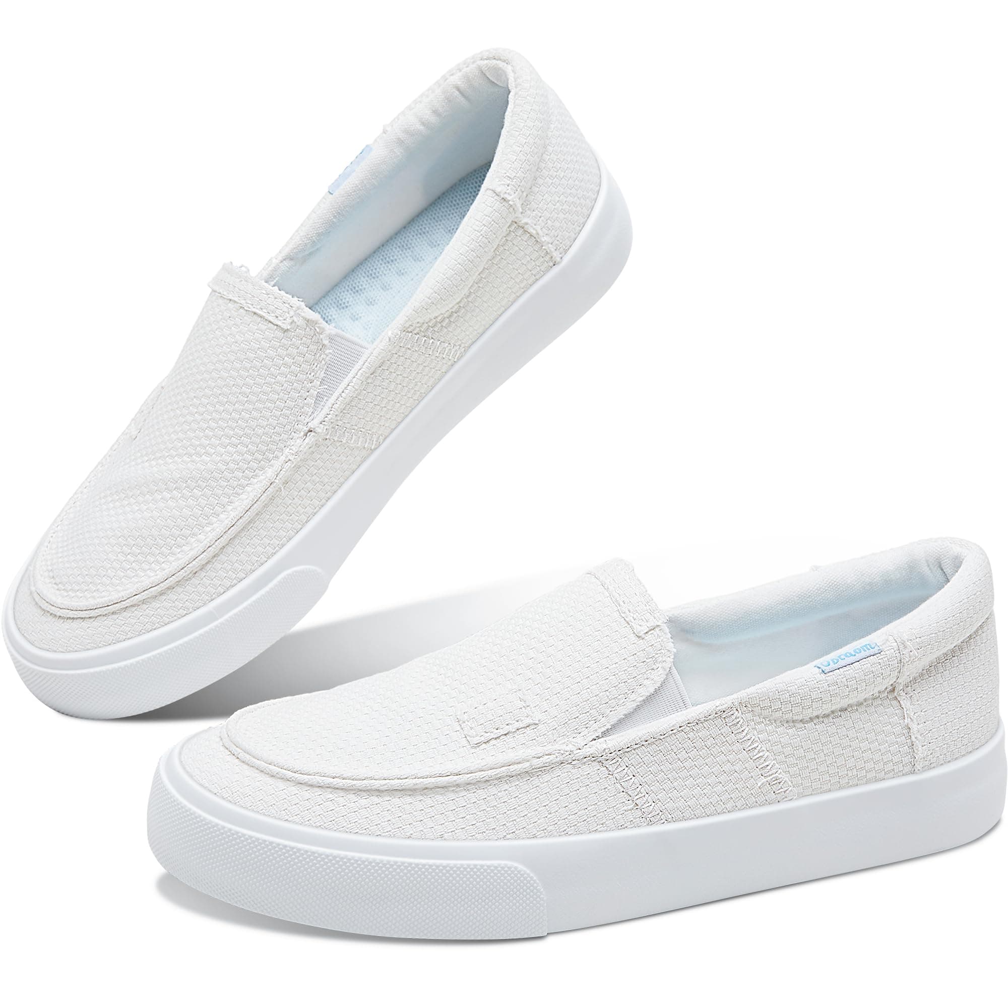 Slip On Shoes Canvas Slip On Sneakers Comfy Arch Support Loafers Casual Canvas Fashion Sneaker