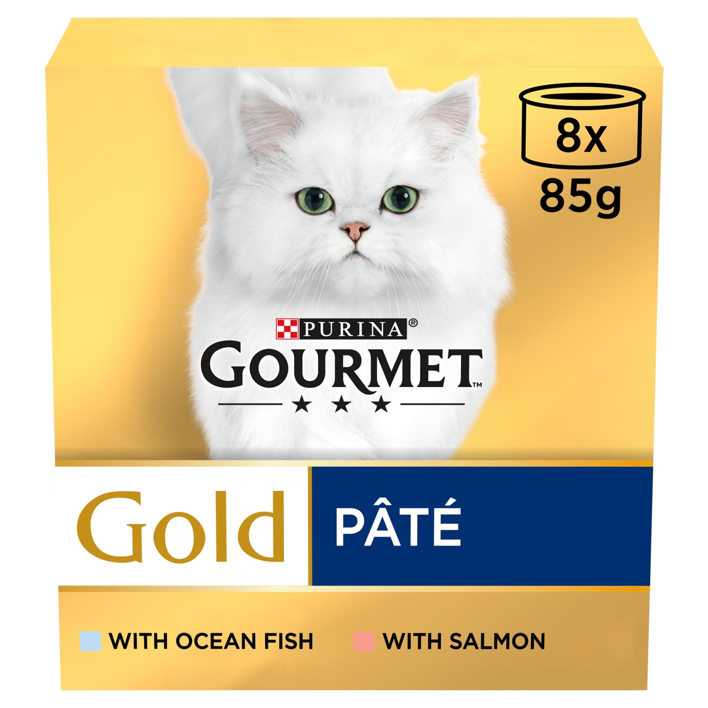 Gold Senior Pate with Fish Cat Food, 8 x 85 g, 8-Count