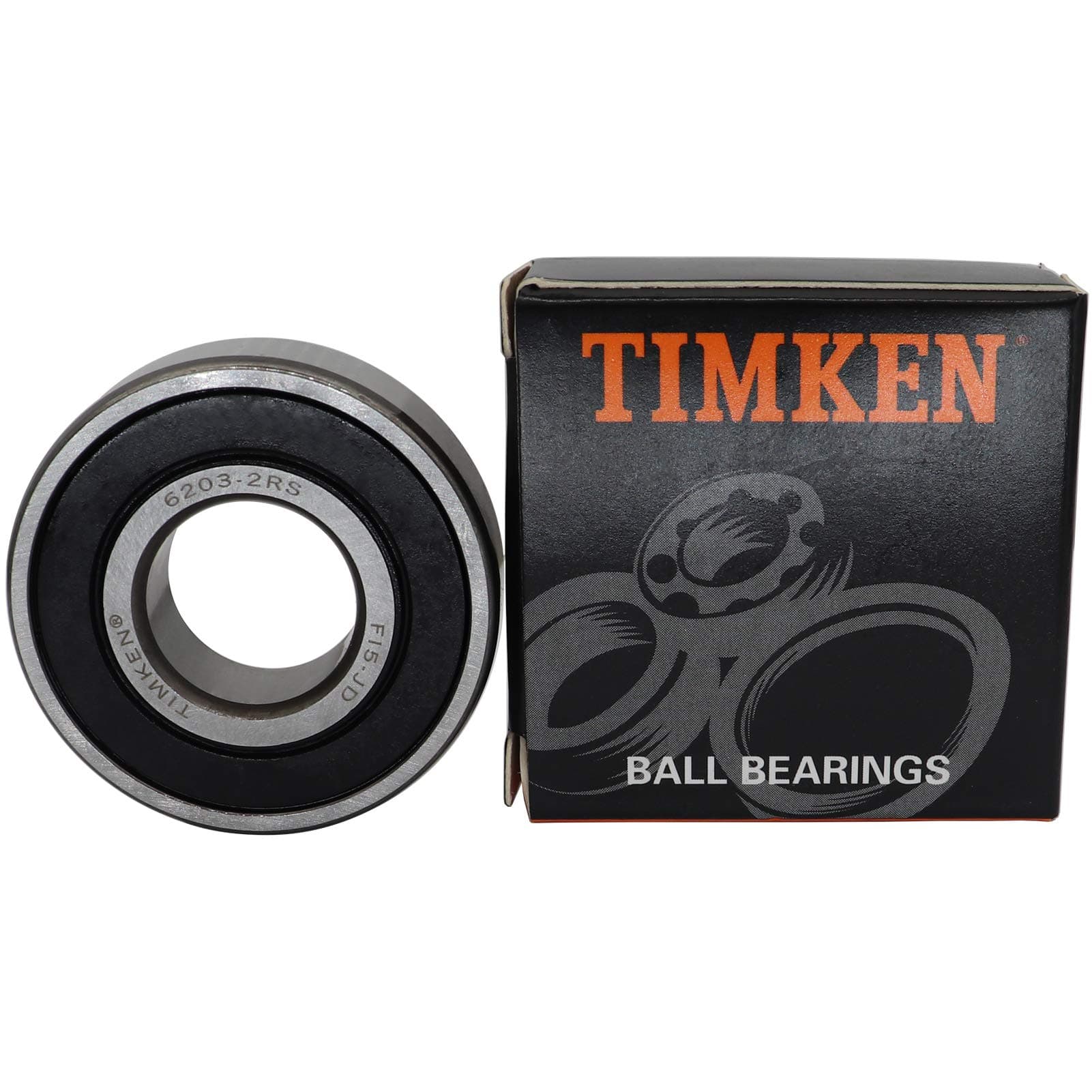TIMKEN 2Pack 6203-2Rsc3 6203-2Rs Deep Groove Ball Bearing 17X40X12Mm