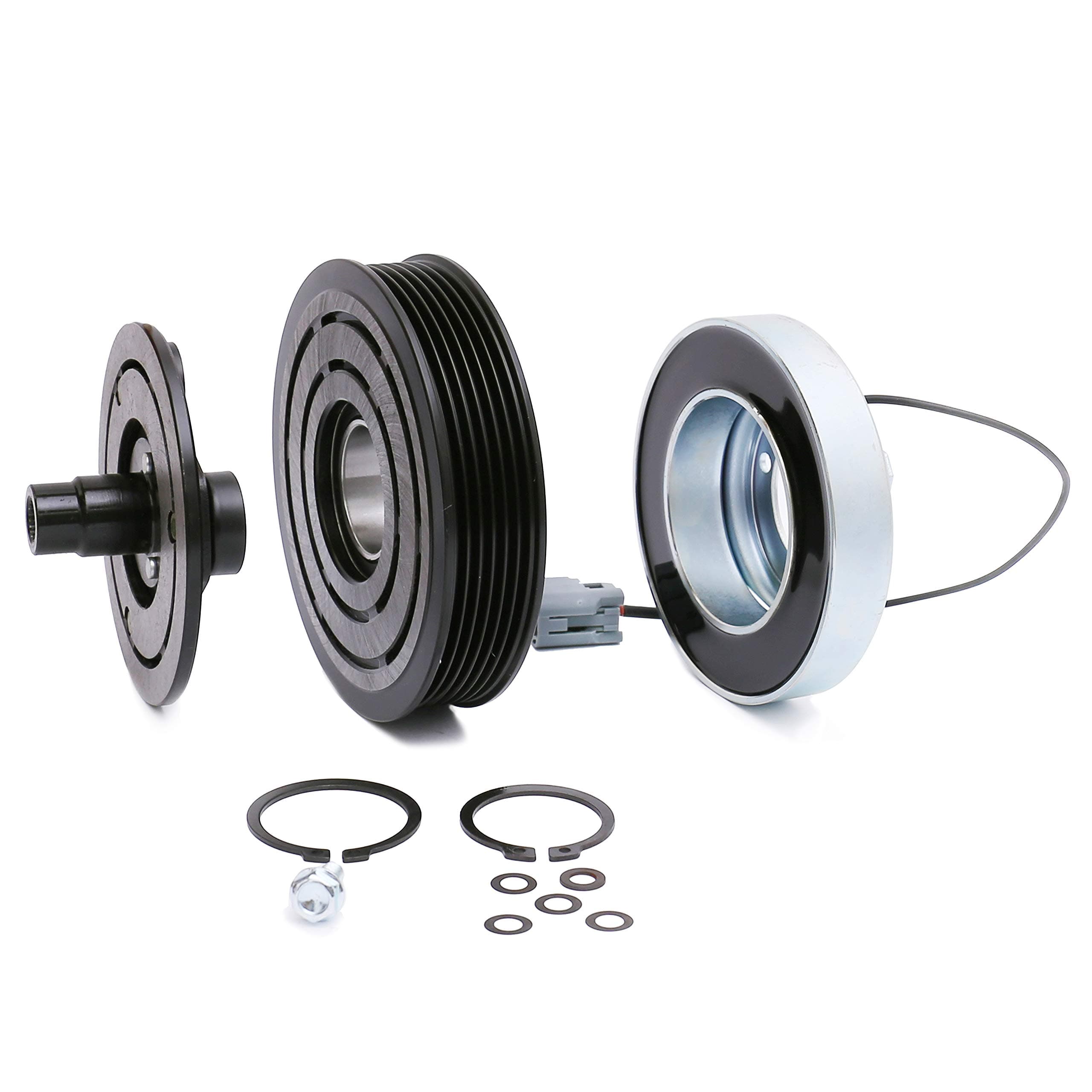 AC Compressor Clutch Assembly Repair Kit 97470 CO 11308C GP9A61450D fit for 2007-2009 Mazda 3 (Mazda Speed with Turbo 2.3L), 2006-2007 Mazda 6 2.3L