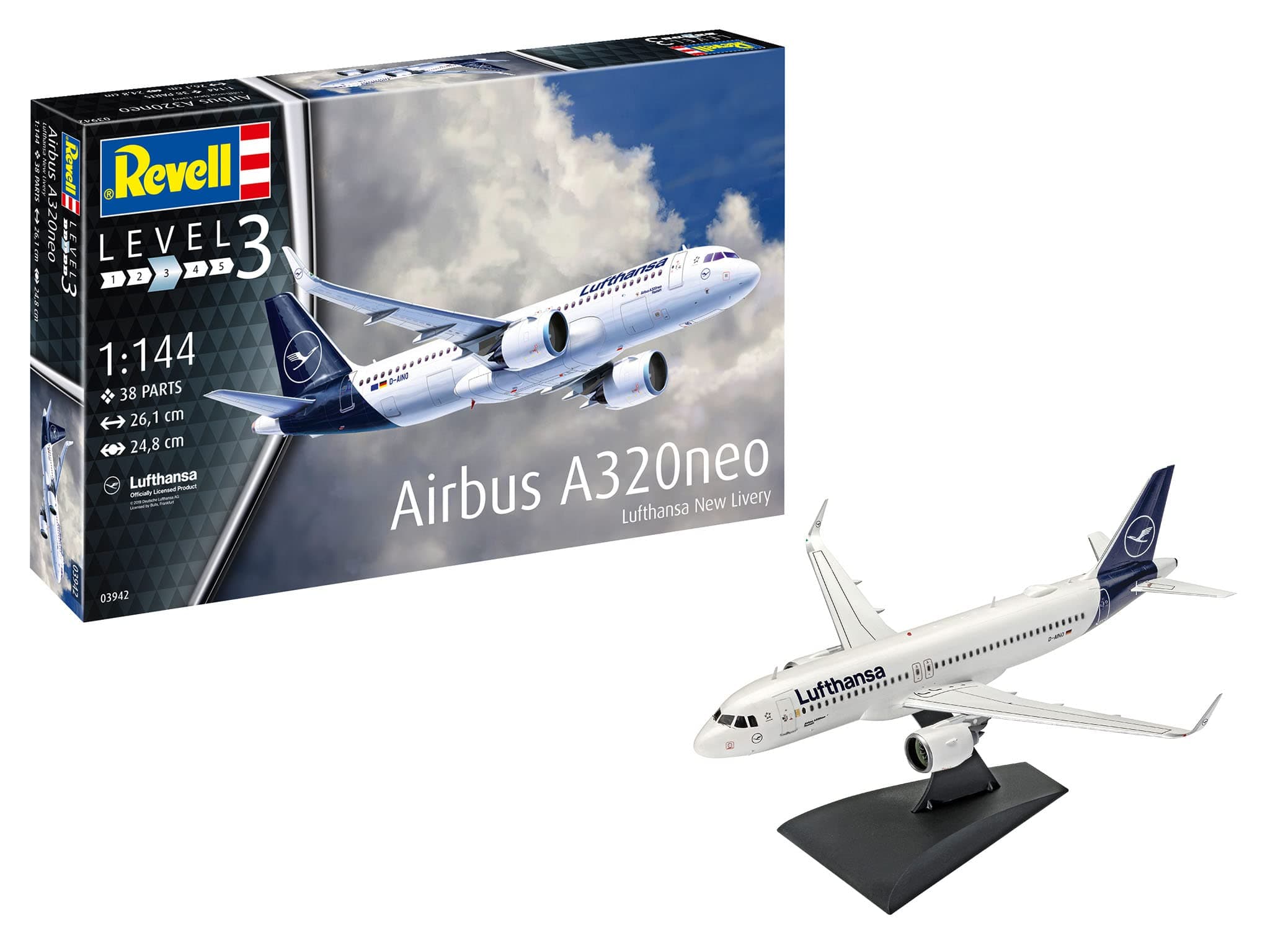 Maquette d'Avion Airbus A320 Neo, Échelle 1 : 144