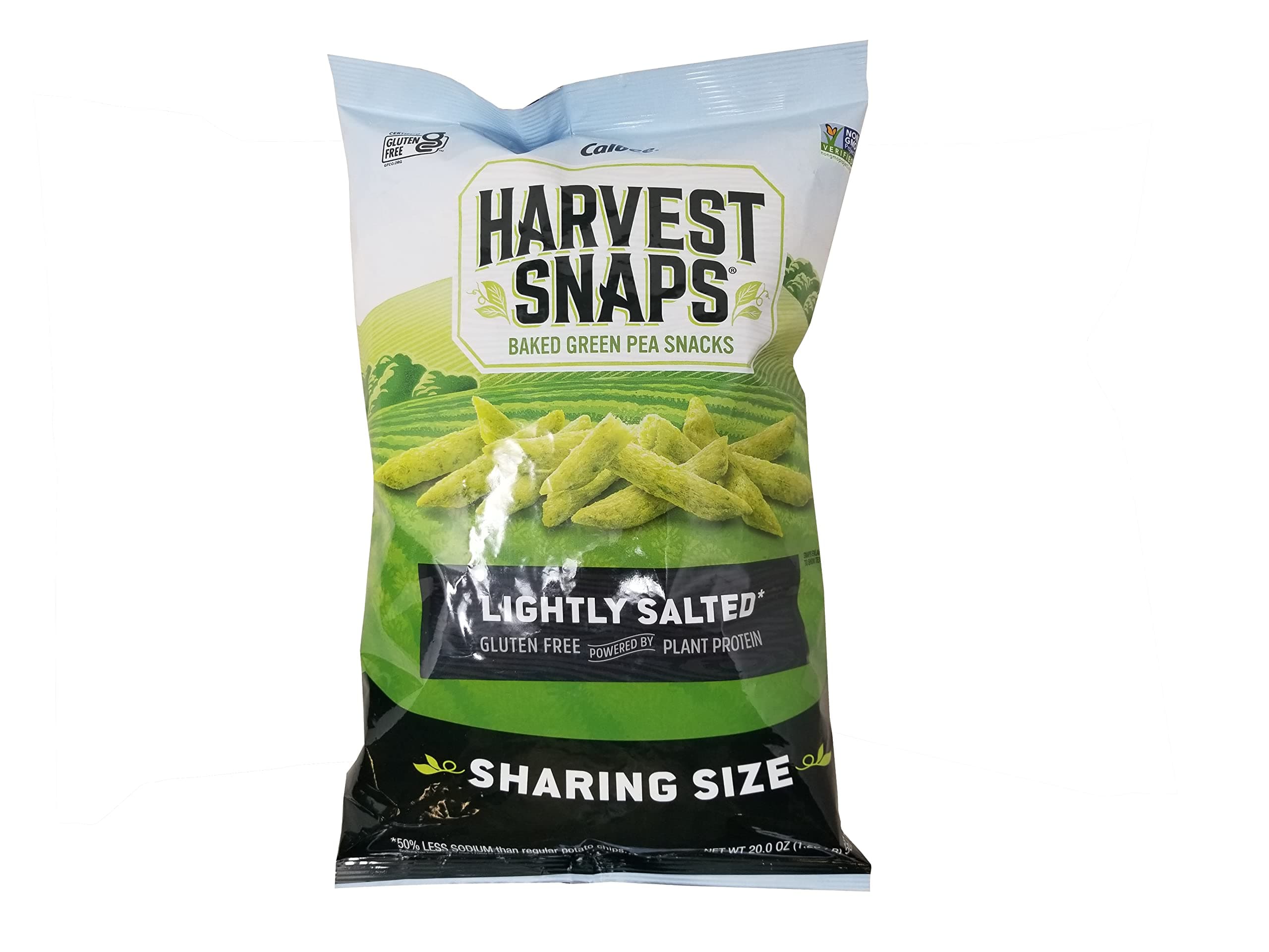 WESKEY Calbee Harvest Snaps Green Pea Snacks, 20 Ounce