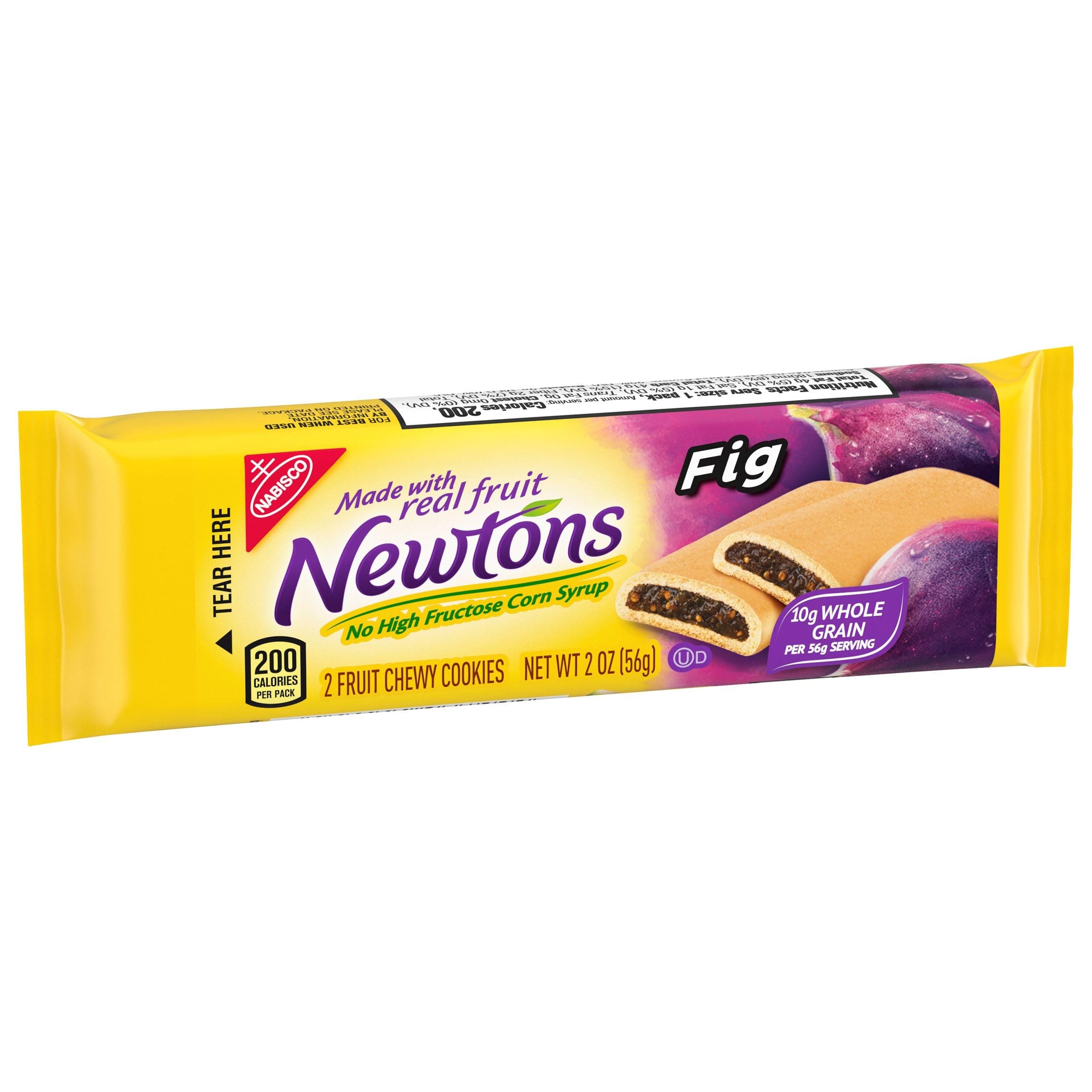 Newtons Soft & Chewy Fig Cookies (Pack of 48), 2 Fig Cookies Each Pack, Chewy Fruit Cookie