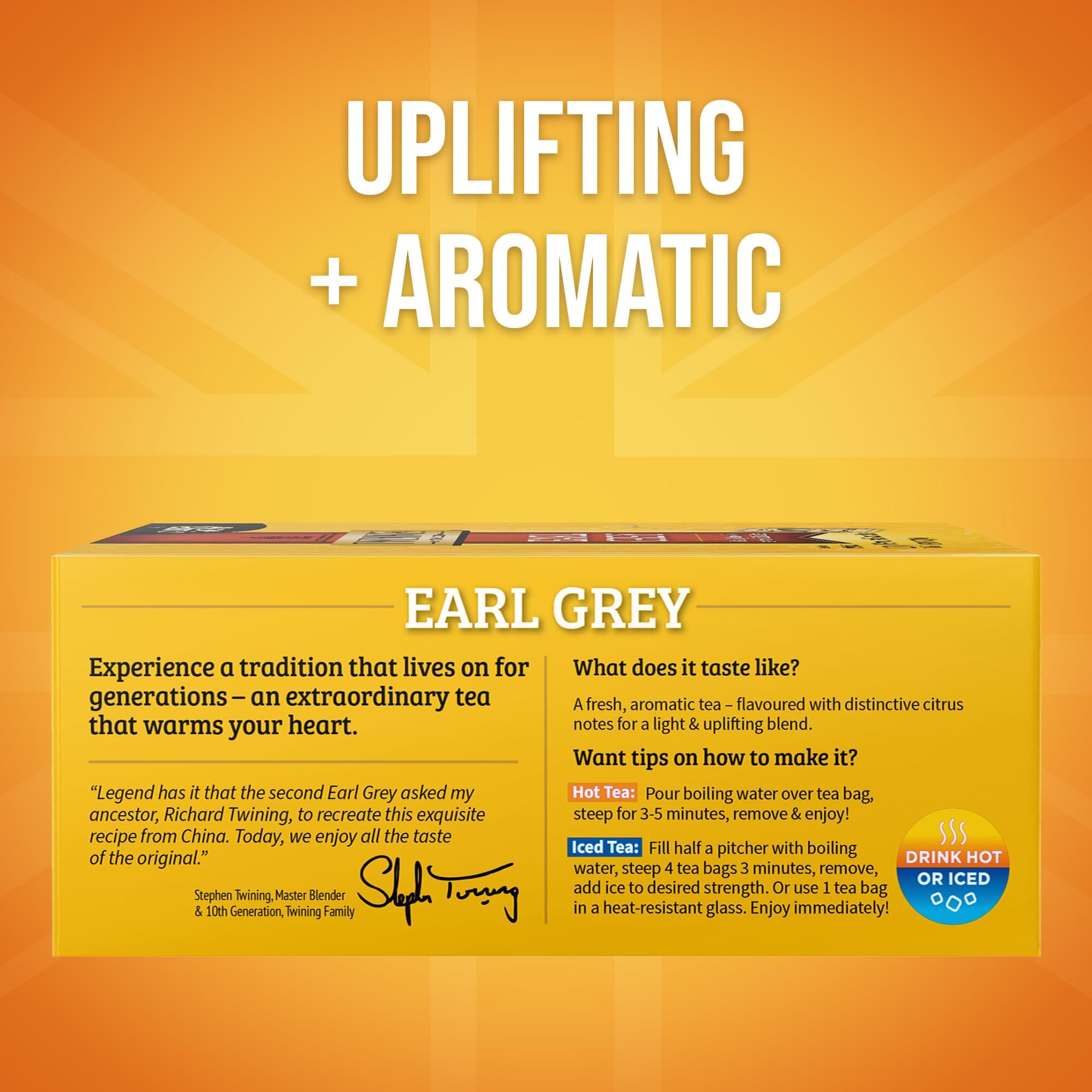 Twinings of London Earl Grey Black Tea Bags, 100 Count (Pack of 1)