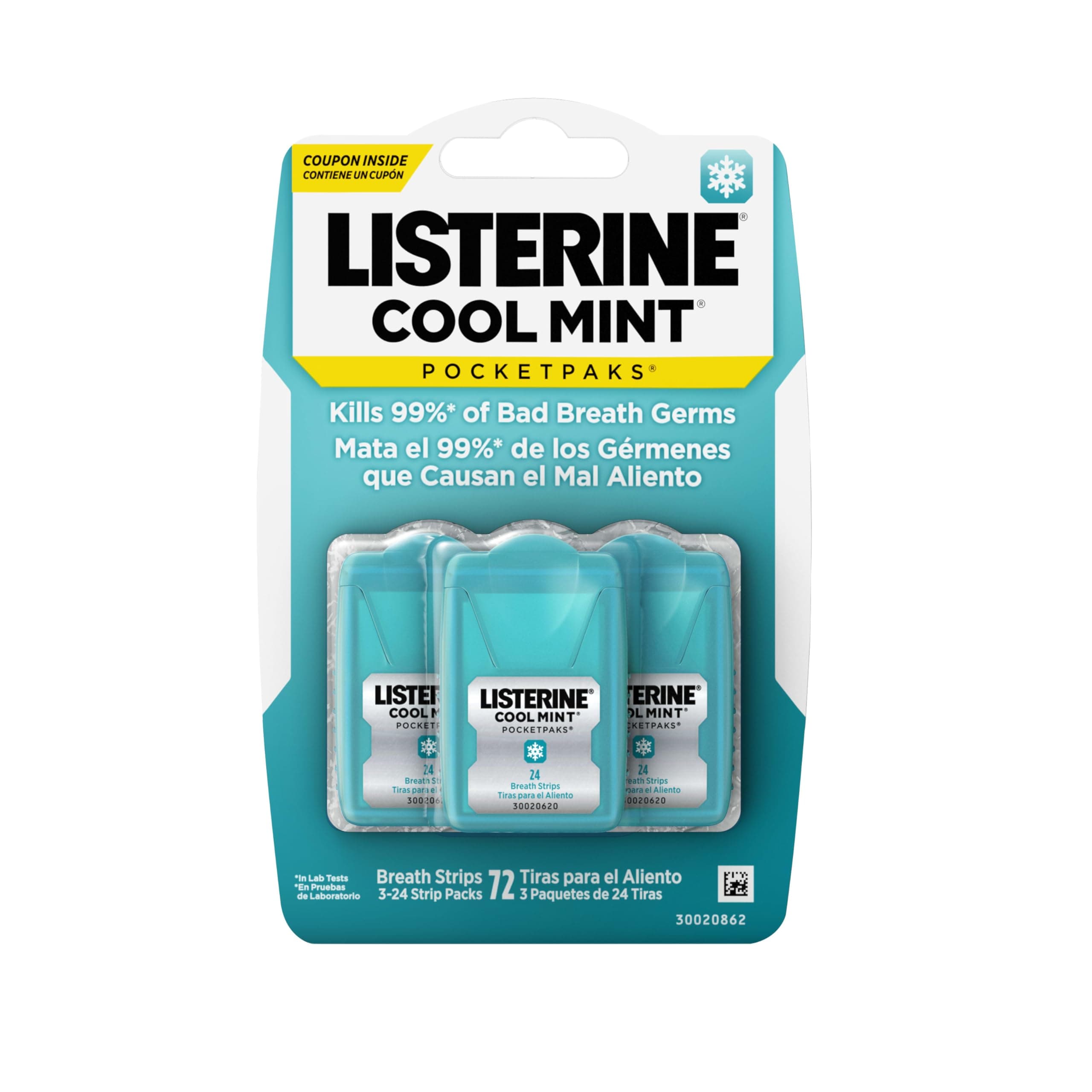 Listerine Floss Packs (Backend or Peggable) - Cool Mint