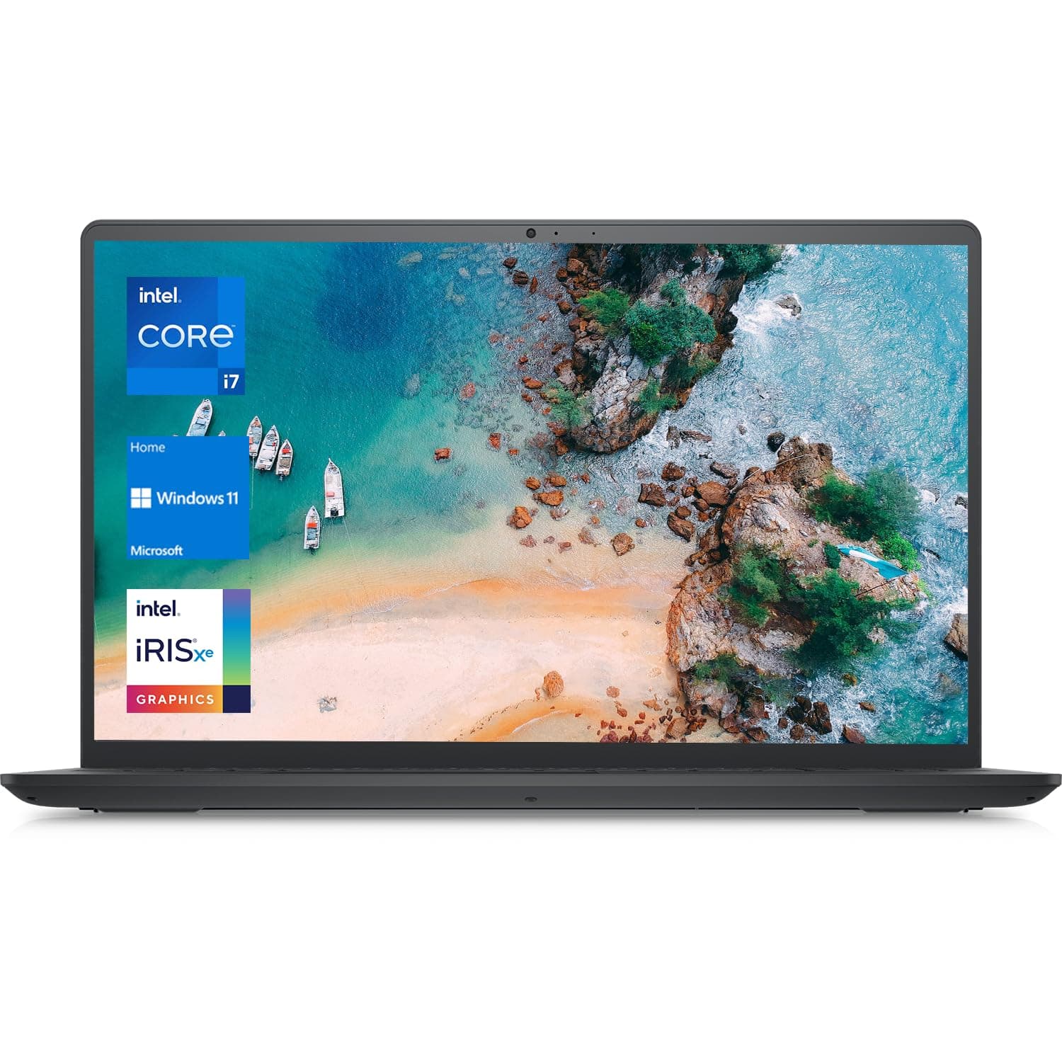 Inspiron 3520 FHD 15.6" Laptop, Intel Core i7-1255U Processor, 32GB RAM, 1TB SSD, Webcam, HDMI, SD Card Slot, Wi-Fi 6, Windows 11 Home, Black