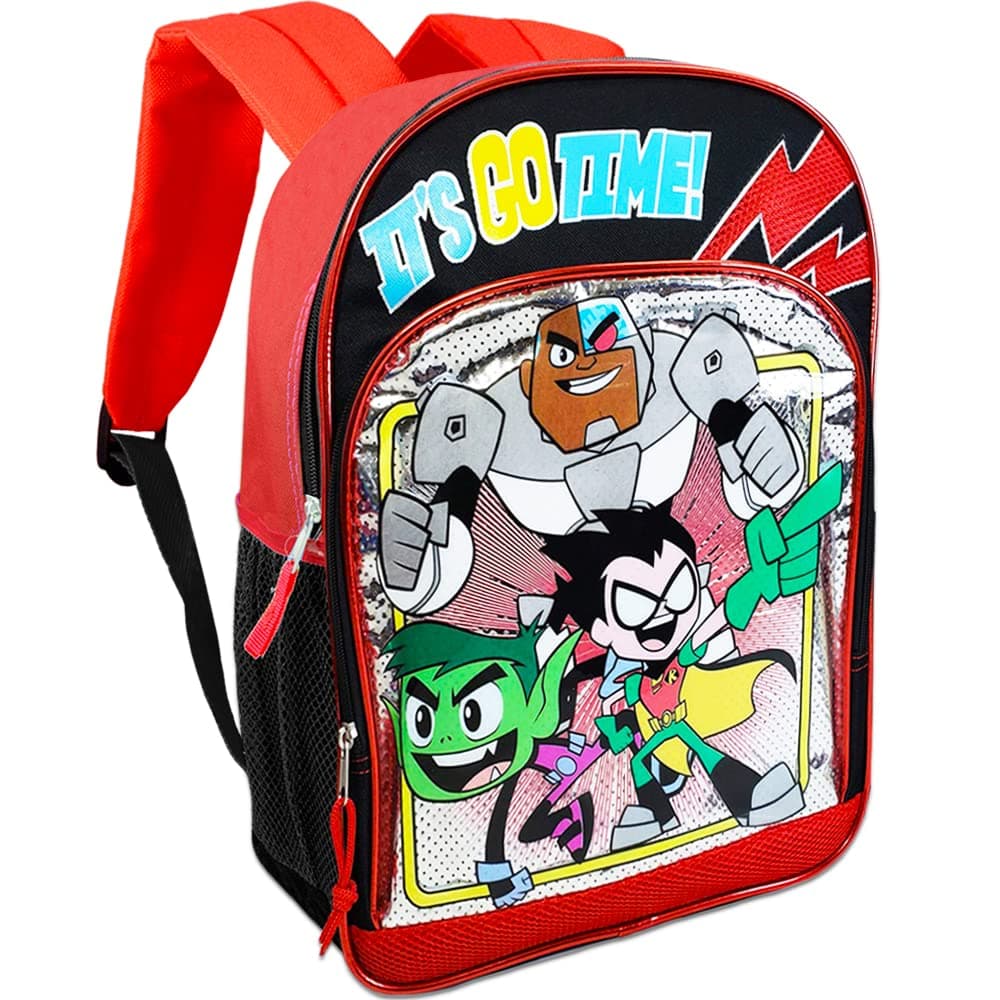 Go Backpack for School Kids ~ Deluxe 16" Backpack with Stickers ( School Supplies)