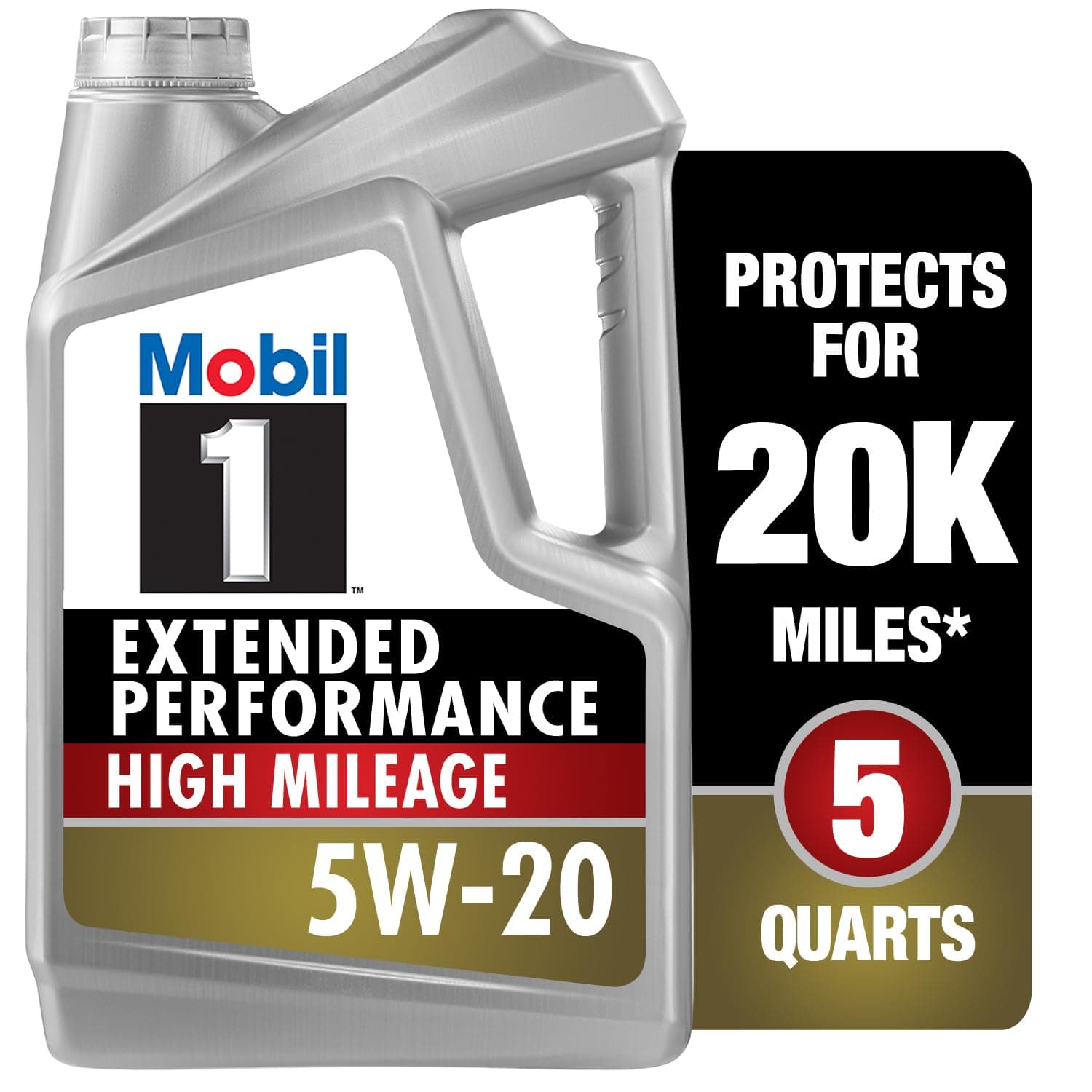 1 Extended Performance High Mileage 5W-20; 5QT