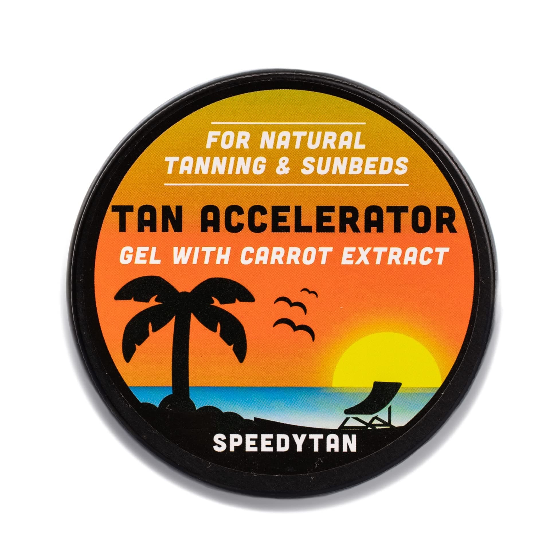 Premium Tan Accelerator Gel - For Sunbed Use & Natural Tanning - All Natural Tanning Accelerator With Carrot Tanning Oil - UK Based Brand