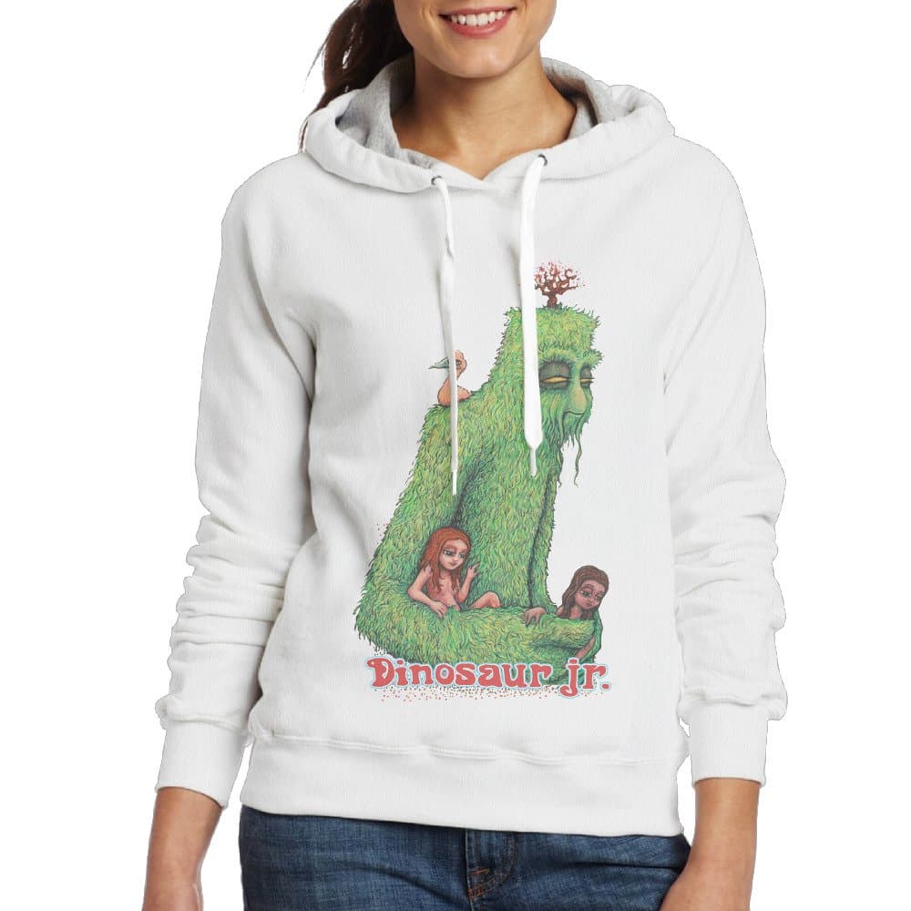 ShipElena Dinosaur Jr. - Farm Fleece Hoodie For Women XL White