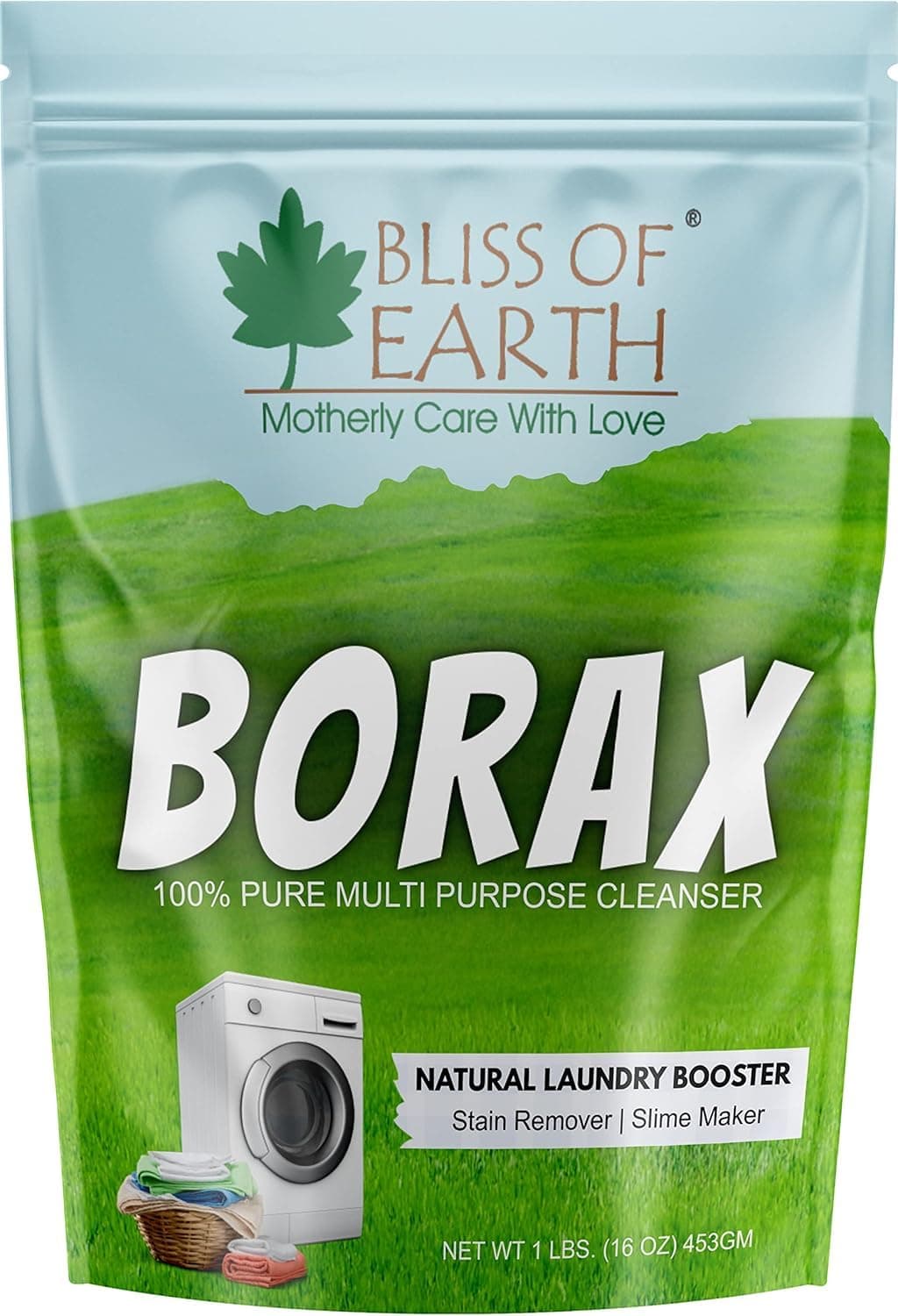 Borax Powder for Insects, Ant & Bugs Control, Borax Powder as Laundry Booster, Natural Cleaning Agent & Deodorizer, Stain Remover, & Home Cleaning – 453GM