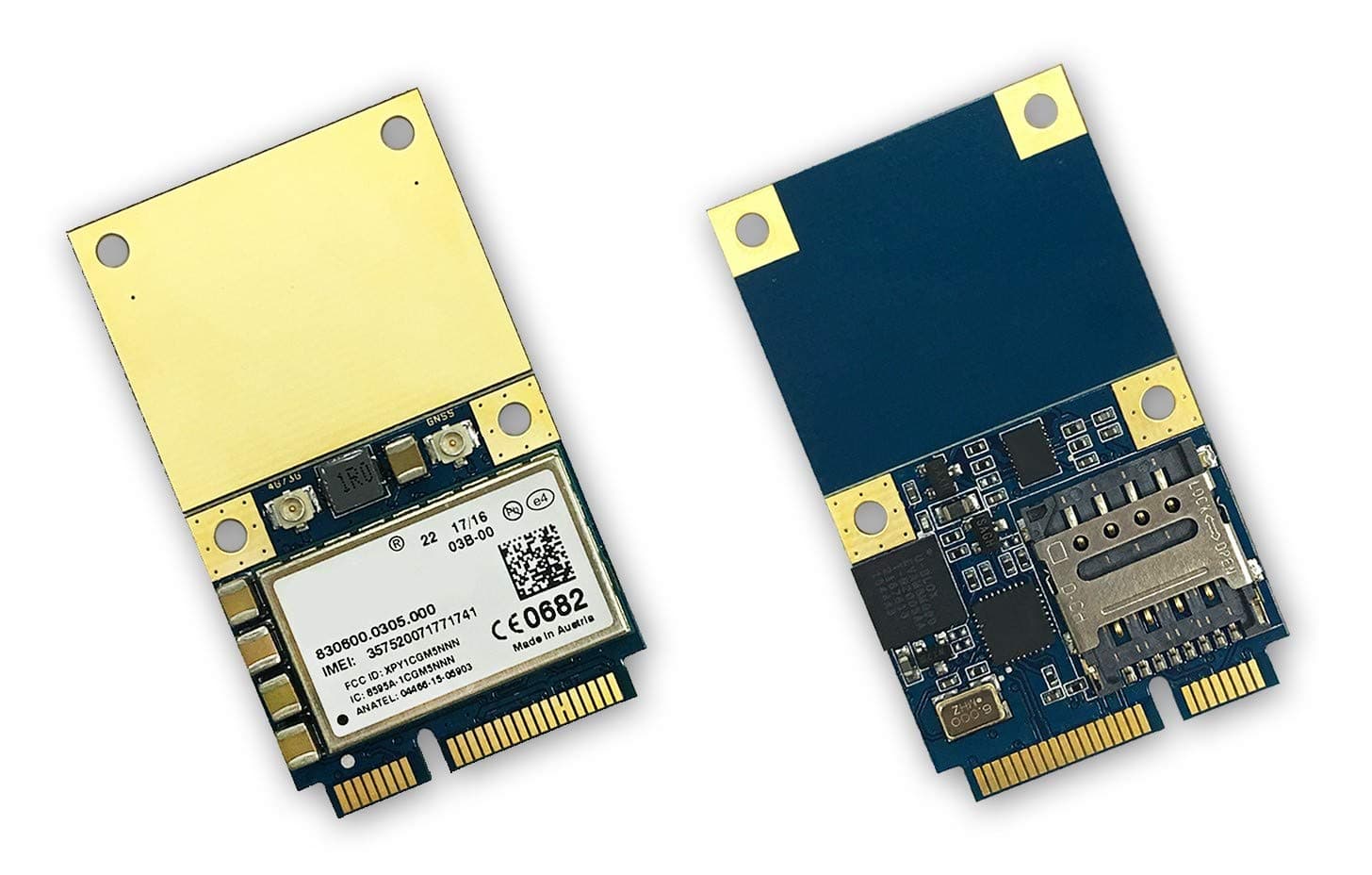 REYAXRYH270I EU Band Industrial 3G WCDMA 900/2100MHz Half-Size Mini PCIe Card