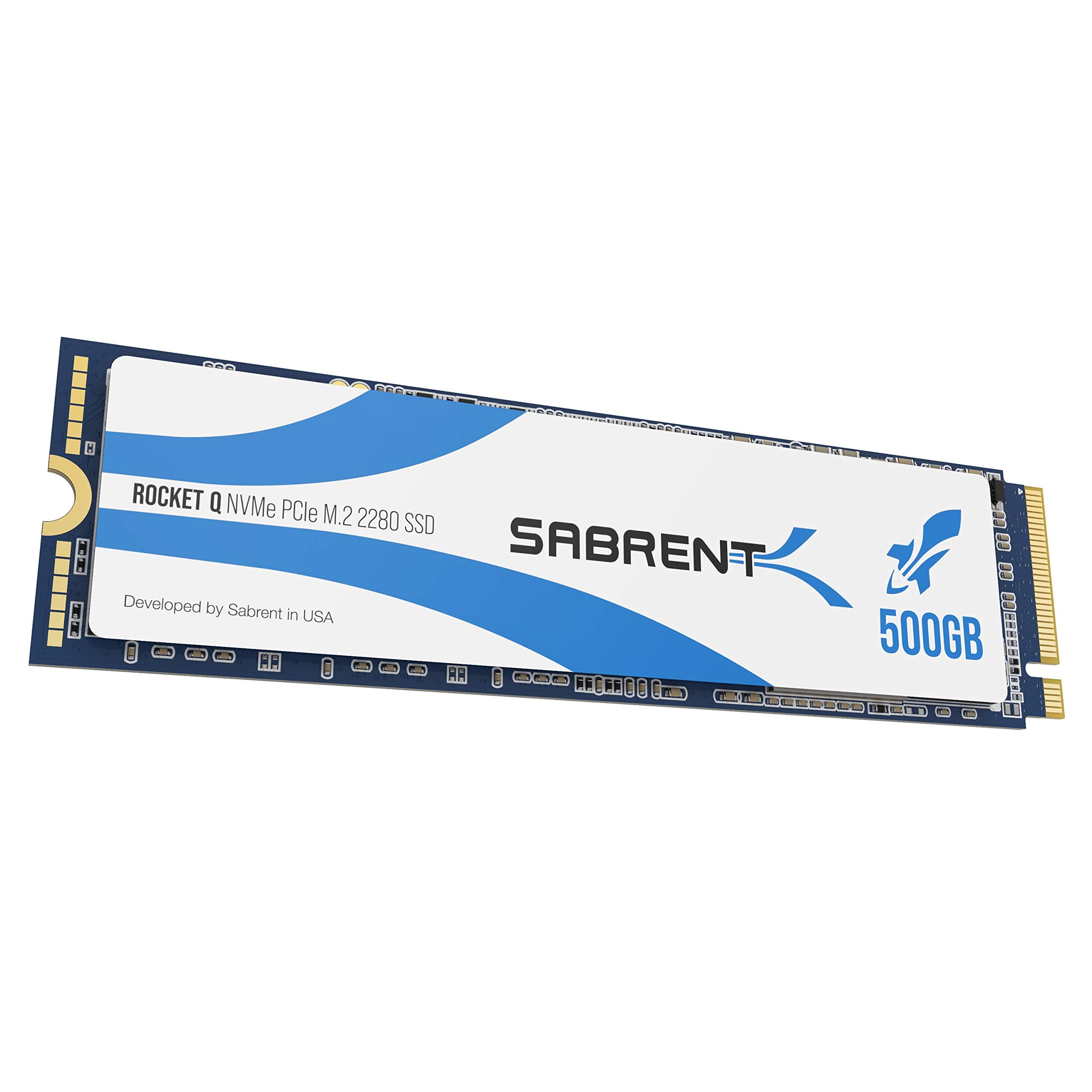 Sabrent 500GB QLC Gen. 3  NVMe SSD