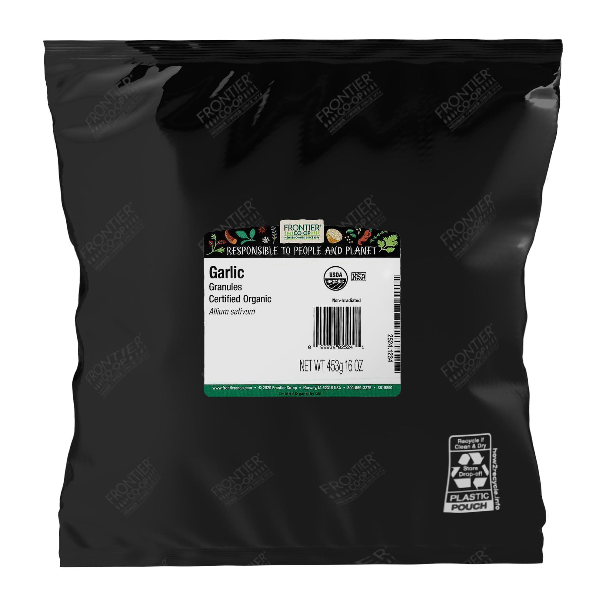 Organic Garlic Granules, Kosher, Bulk Spice - Seasoning Jar Refill, Restaurant Supply | 16 Ounce (Pack of 1)