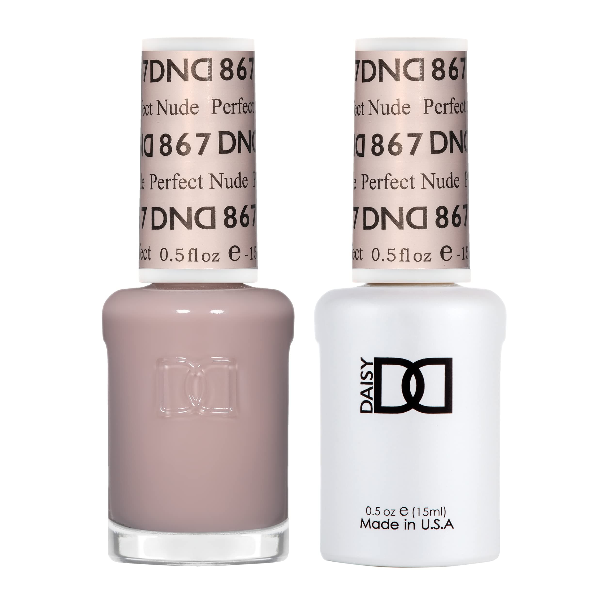 DND Gel Polish Set, Sheer Collection, UV/LED GelPolish and Air Dry Nail Lacquer, Matching Chip-Free Polish Duo, 0.5 Fl Oz Each