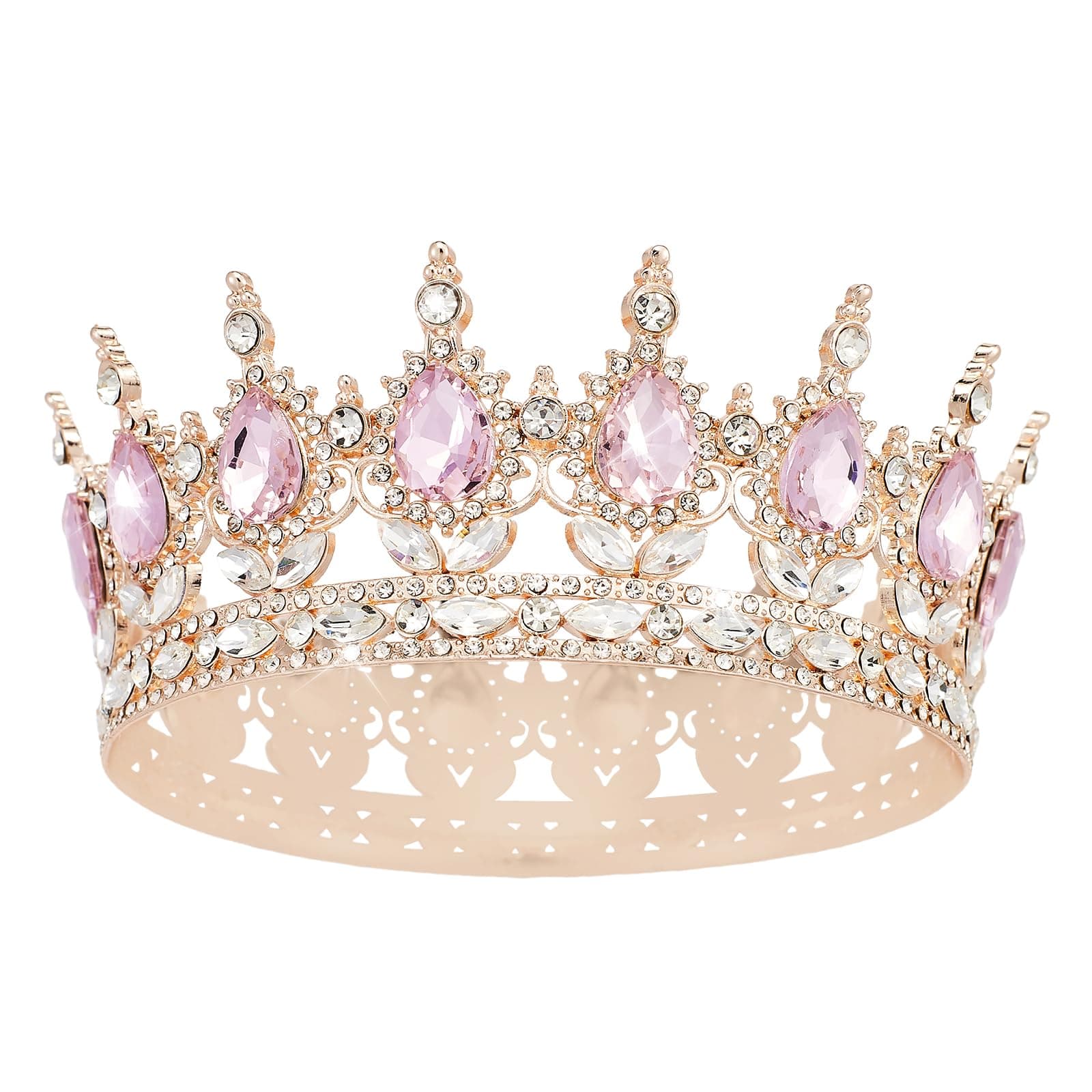 Queen Crown Rhinestone Wedding Crowns and Tiaras for Women Costume Party Hair Accessories Princess Birthday Crown