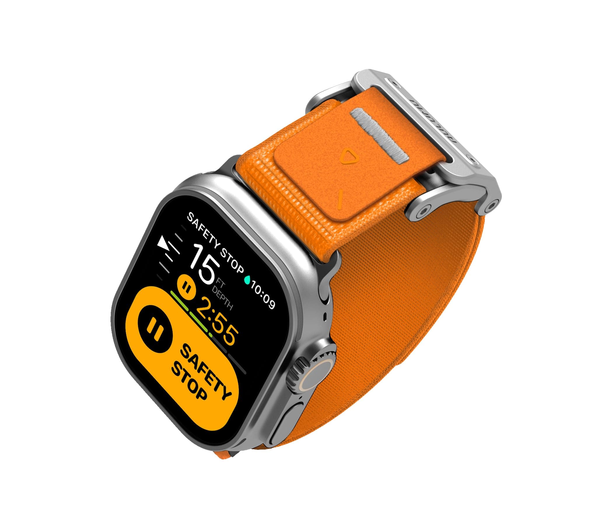 Aulumu A11 Mag Buckle Slim Band Designed for Apple Watch Band | for Apple Watch Ultra2/Apple Watch Ultra 49mm, Series 9/8/SE2/7/6/SE/5/4/3/2/1 45mm/44mm/42mm | Stainless Steel Magnetic Clasp Band