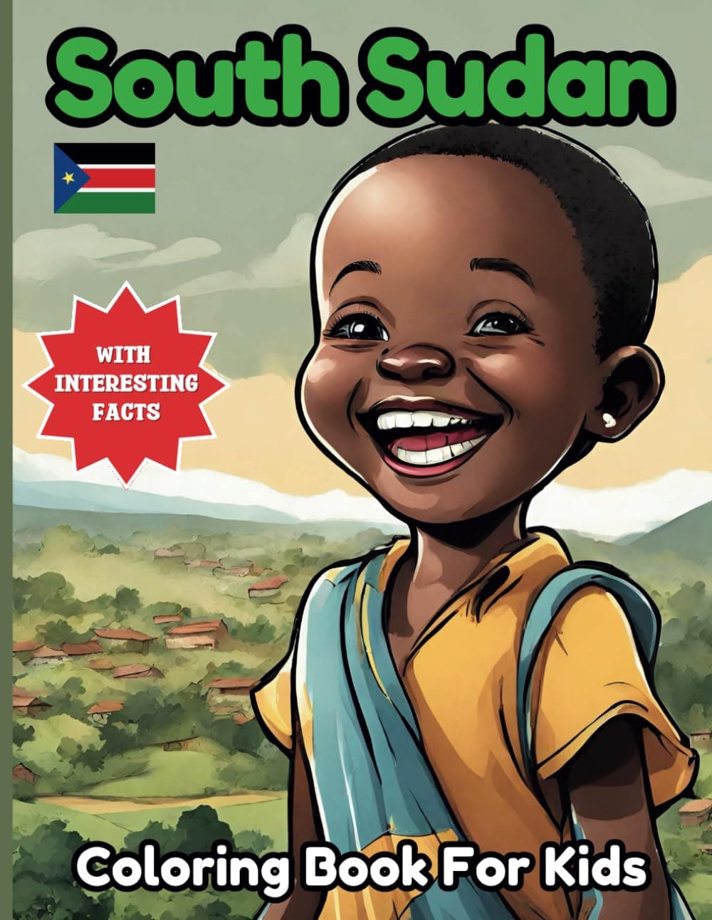 South Sudan Coloring Book For Kids: With Interesting Facts