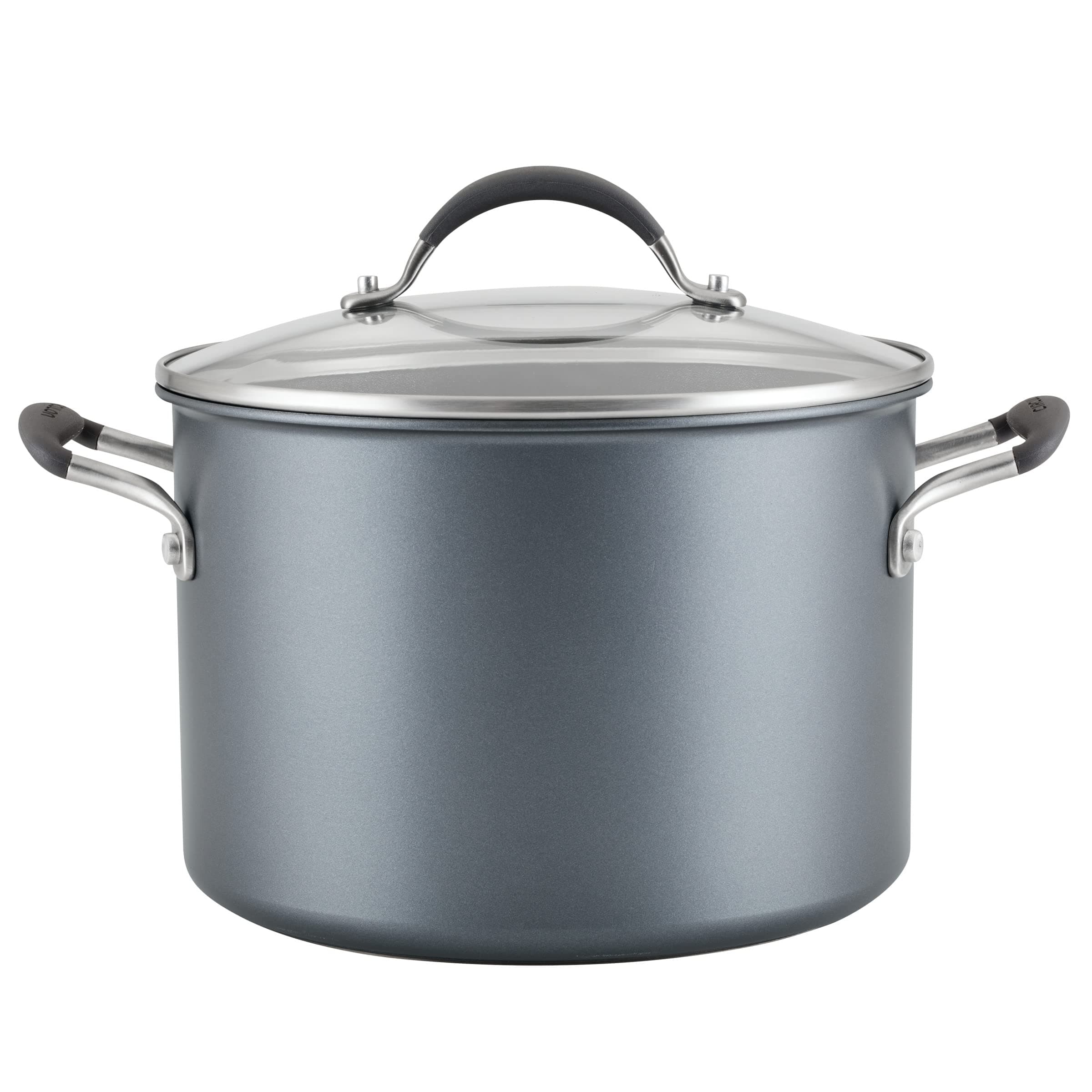 A1 Series with ScratchDefense Technology Nonstick Induction Stockpot with Lid, 8 Quart, Graphite