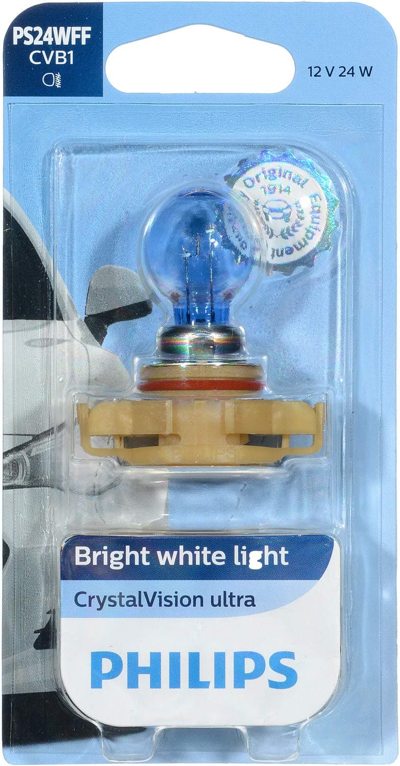 Philips 12086FFCVB1 CrystalVision Ultra Upgrade PS24W Fog Bulb (12086)