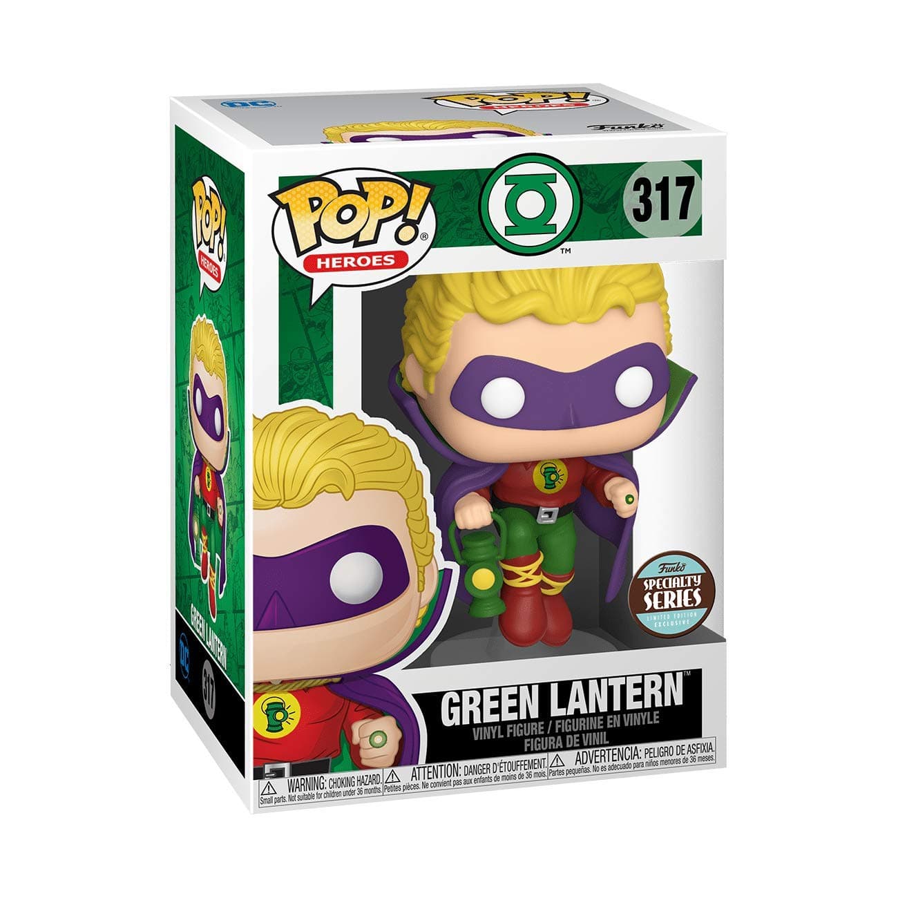 Funko Pop! Heroes: Dc Comics- Green Lantern (Exc), Action Figures - 45908