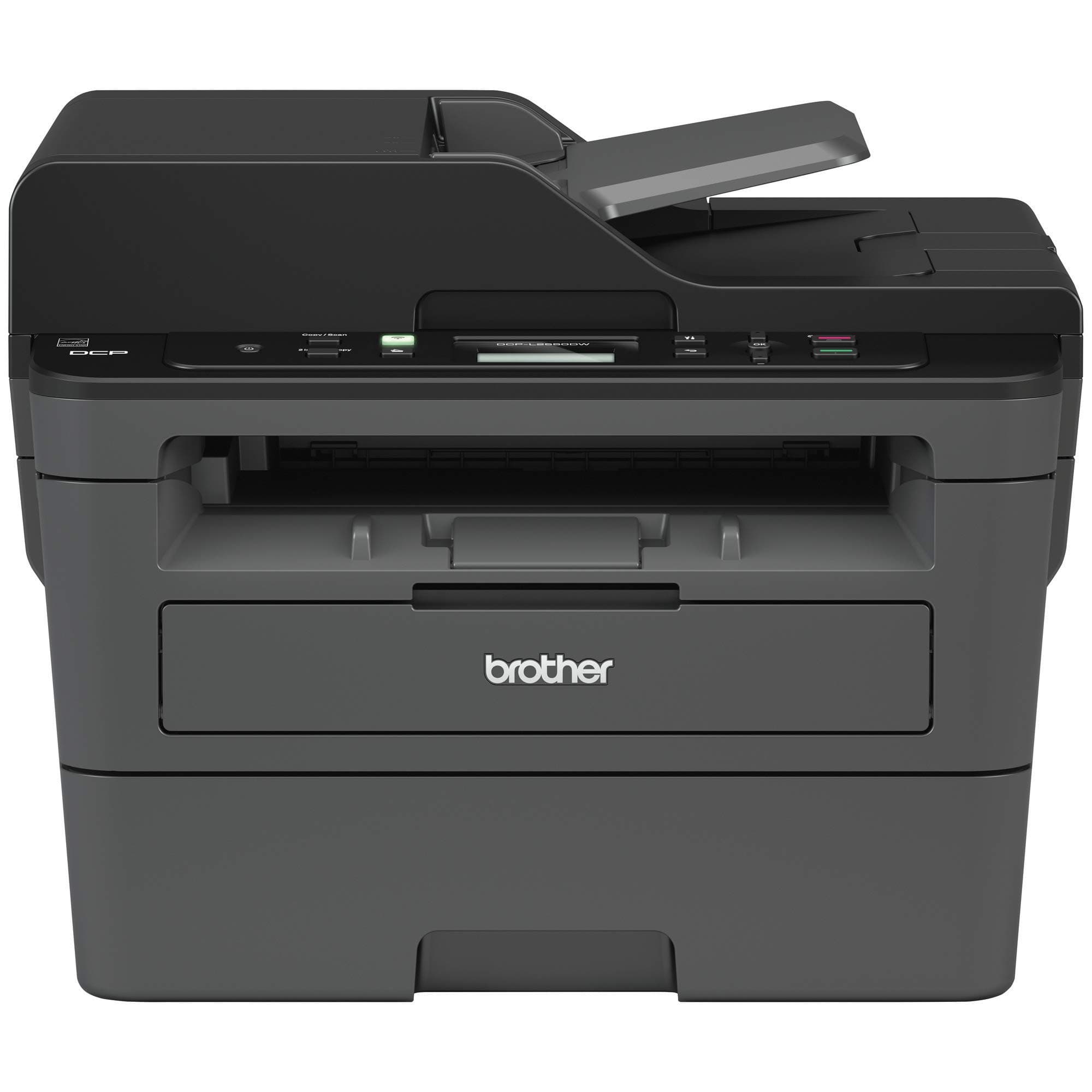 Brother Printer RDCPL2550DW Monochrome Printer with Scanner and Copier 2.7inch (Renewed), black